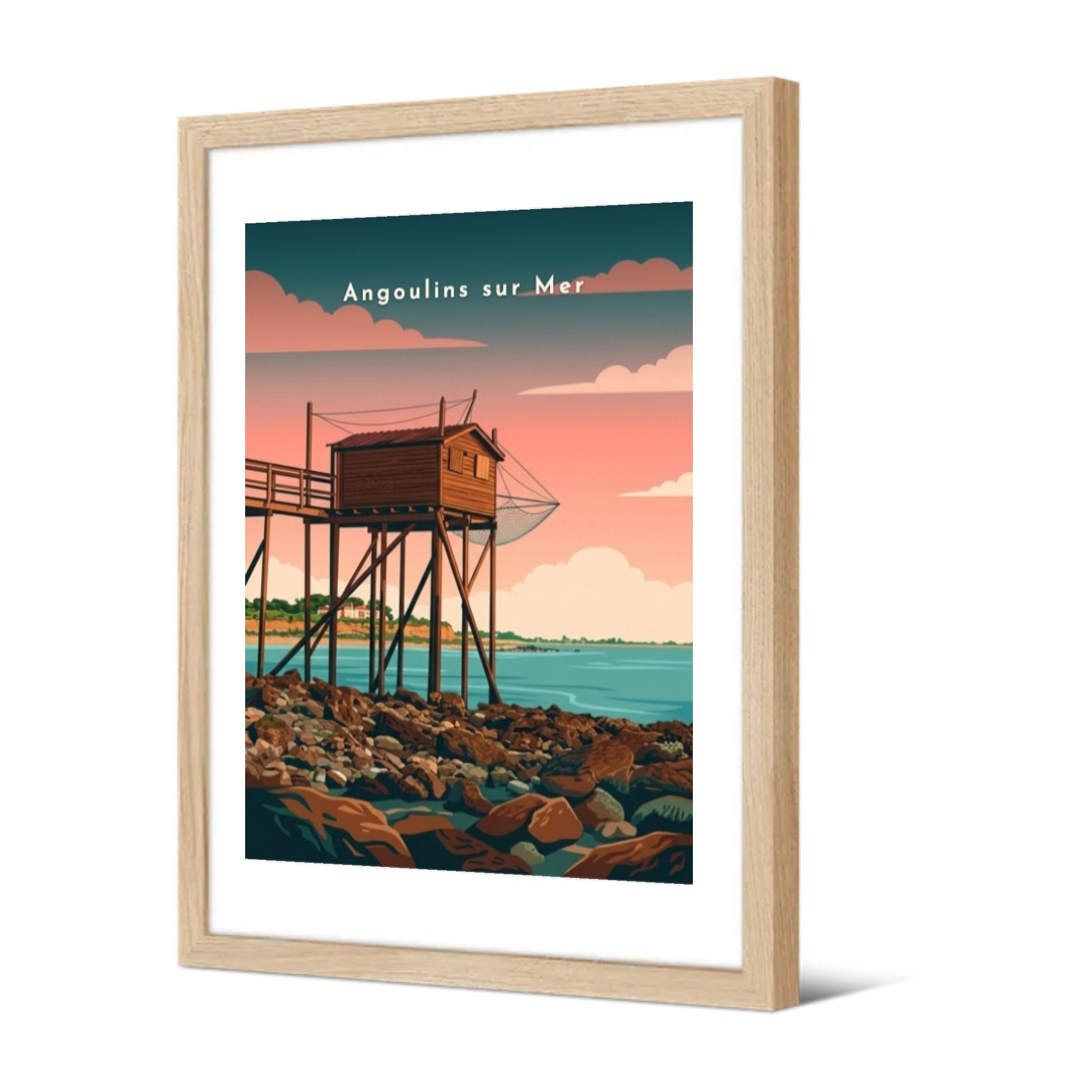 Angoulins sur Mer — Pôdevache, encadrée, vue de trois quarts