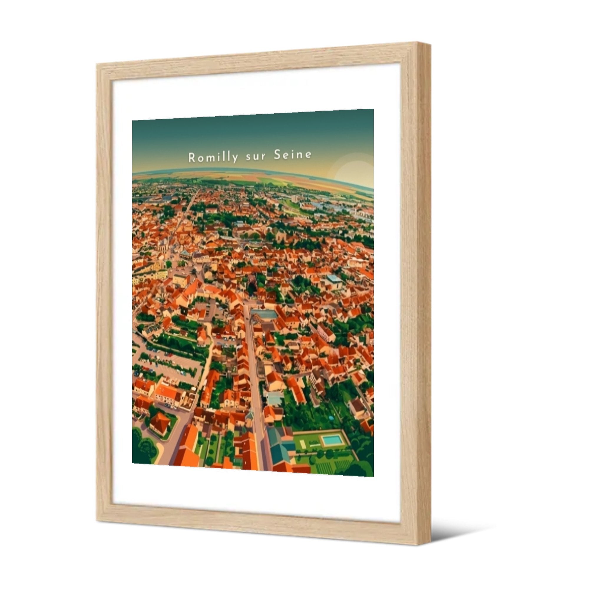 Vue aérienne panoramique — Pôdevache, encadrée, vue de trois quarts