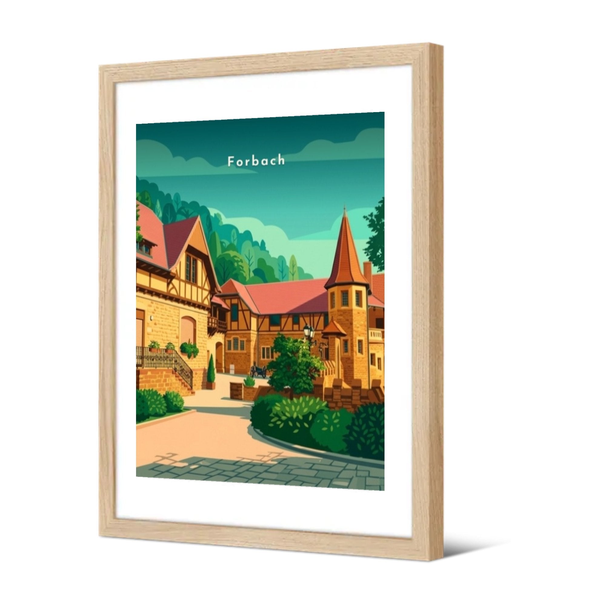 Le Burghof — Pôdevache, encadrée, vue de trois quarts