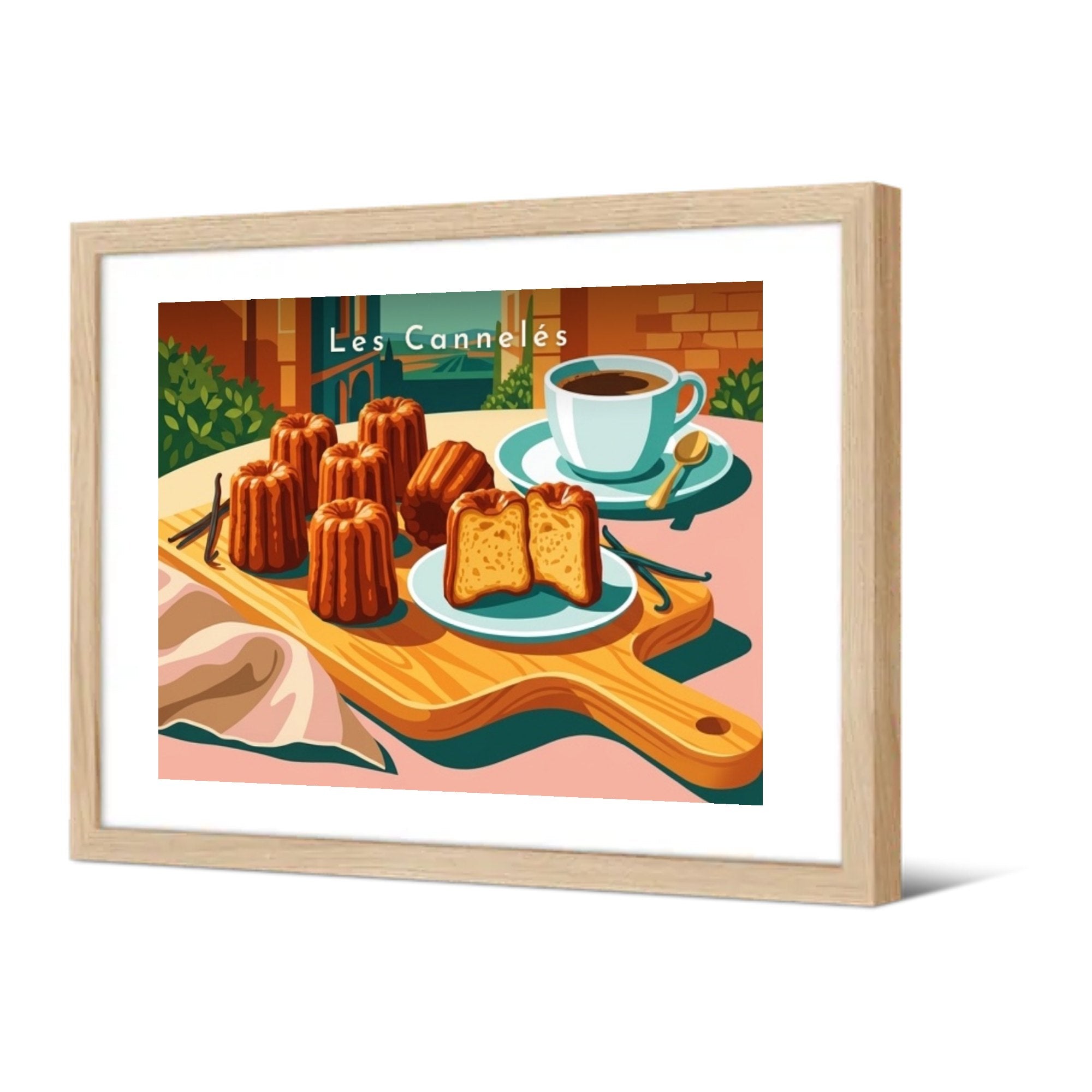 Les Cannelés — Pôdevache, encadrée, vue de trois quarts