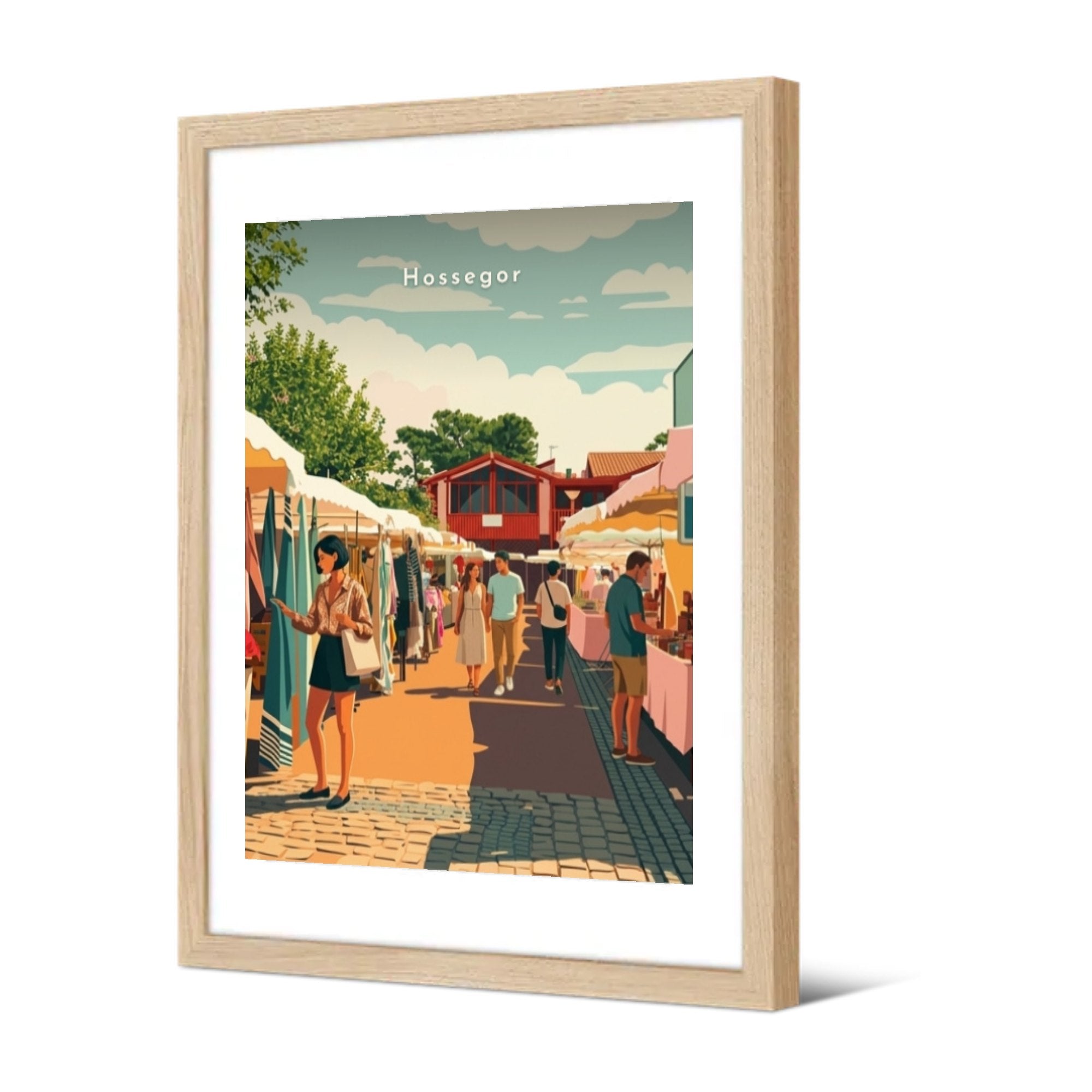Hossegor — Pôdevache, encadrée, vue de trois quarts