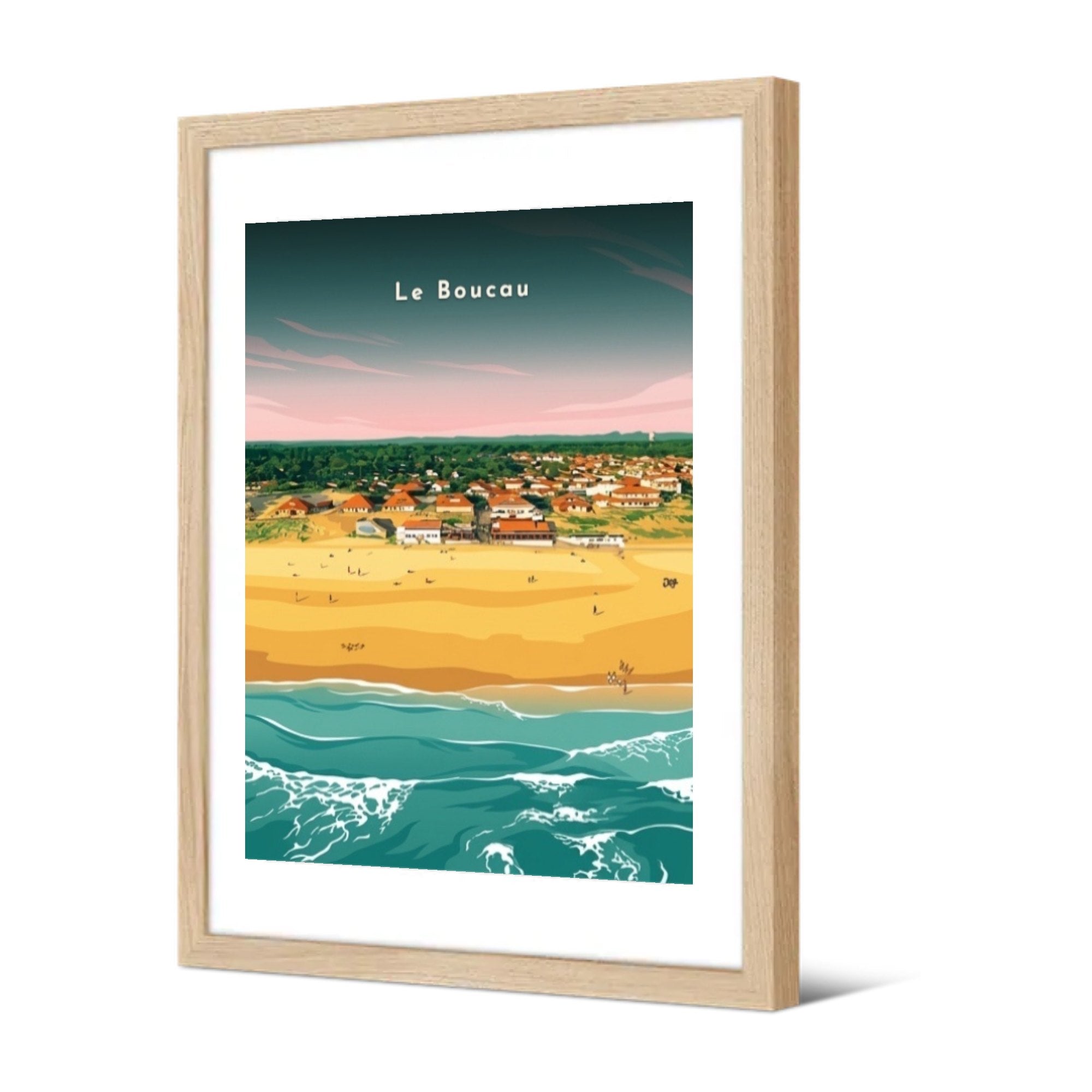 Le Boucau — Pôdevache, encadrée, vue de trois quarts