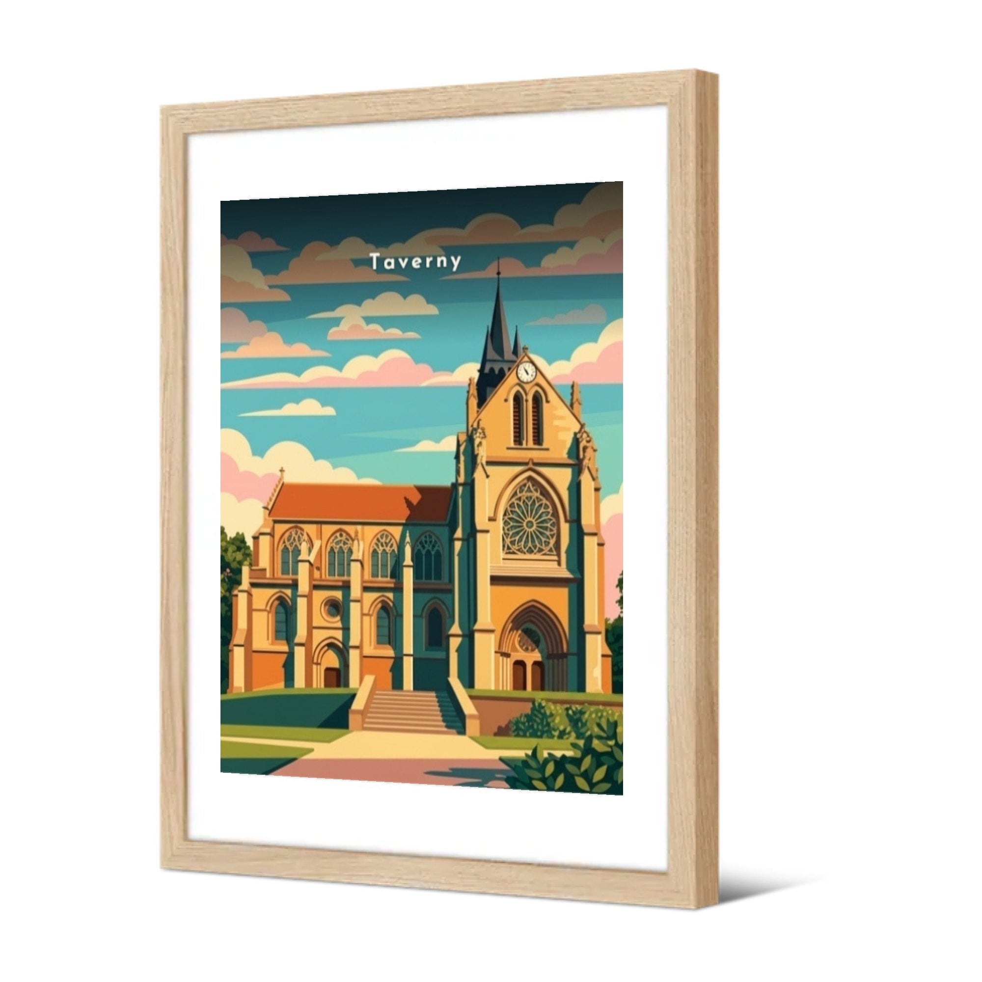 Église Notre-Dame-de-l'Assomption — Pôdevache, encadrée, vue de trois quarts