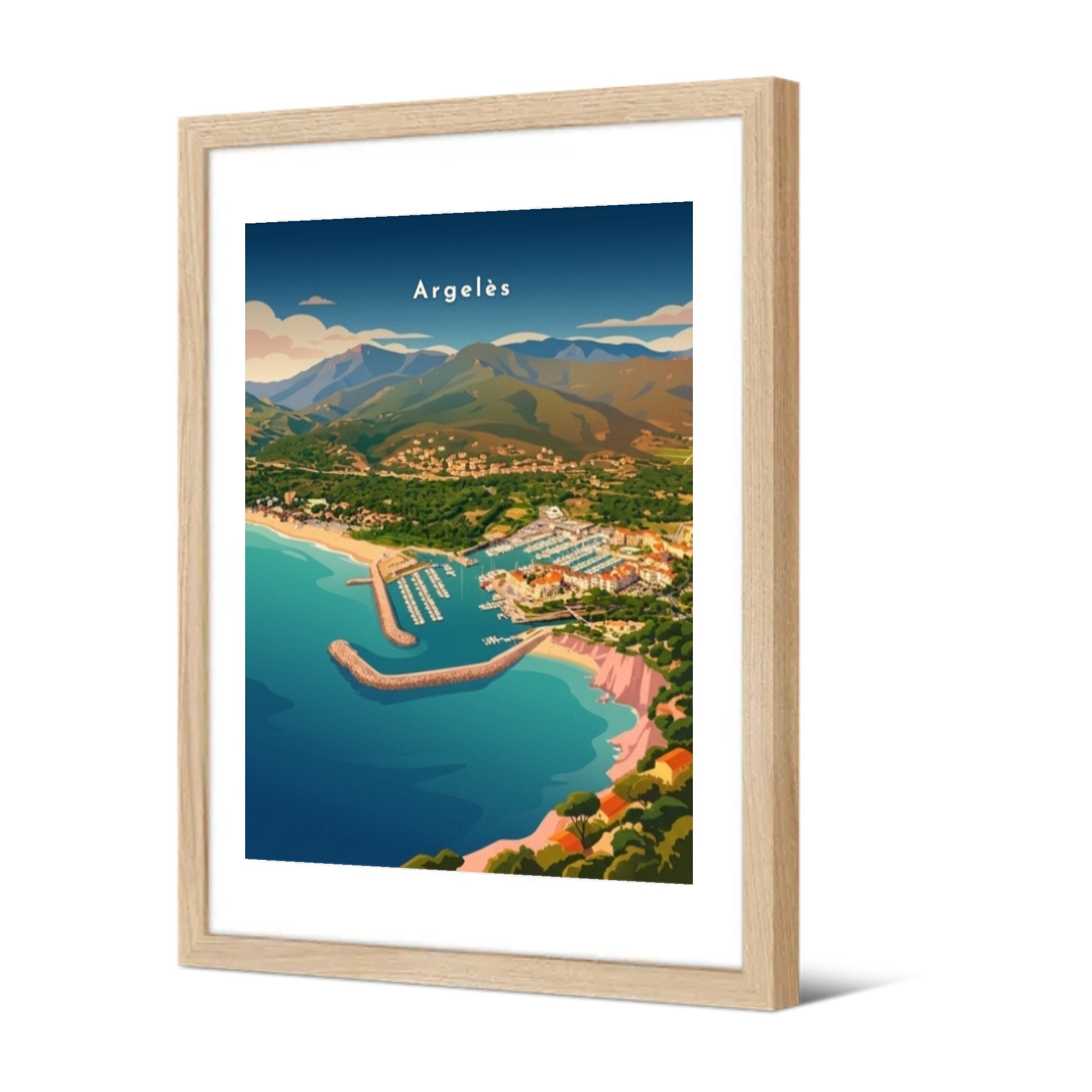 Argelès — Pôdevache, encadrée, vue de trois quarts