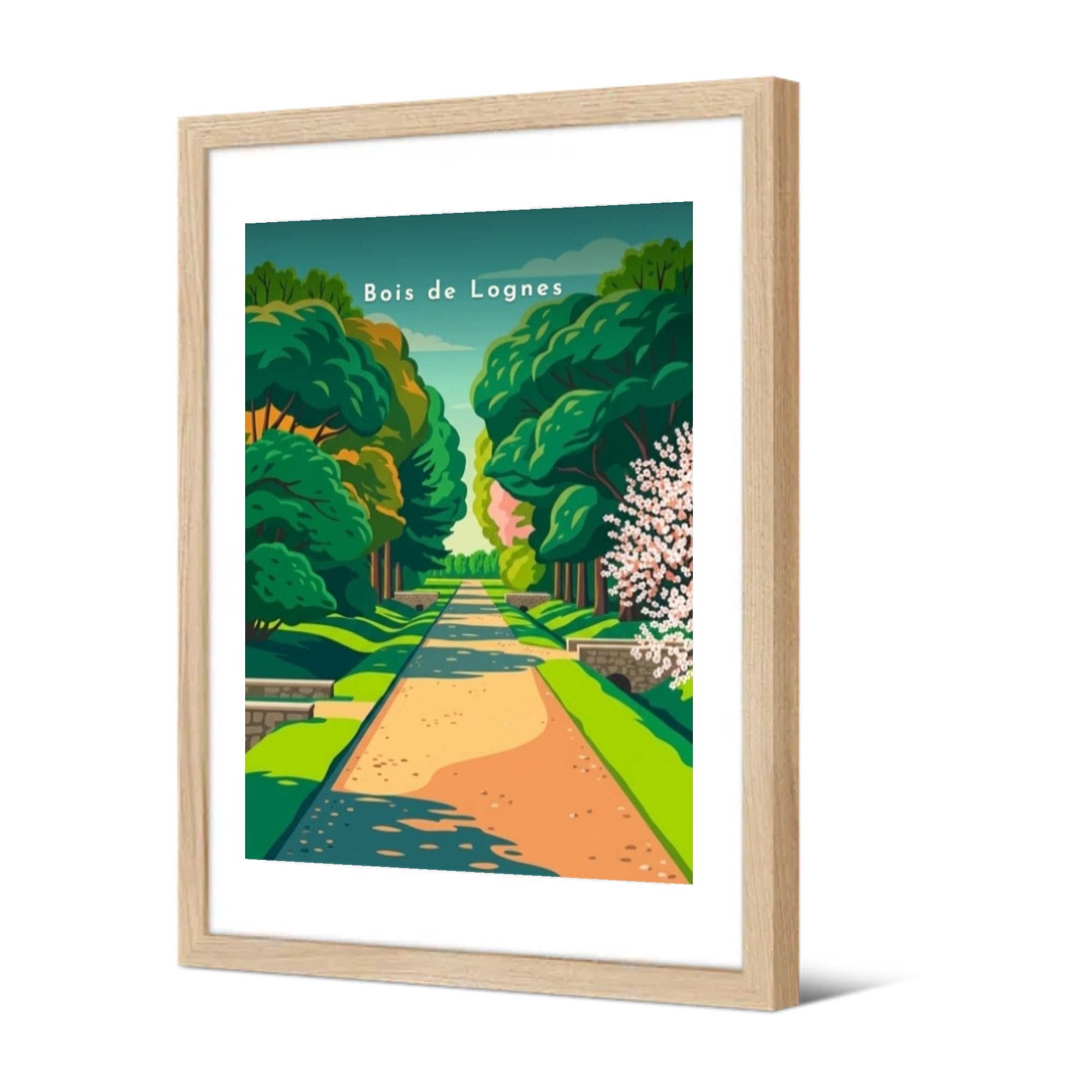 Bois de Lognes — Pôdevache, encadrée, vue de trois quarts