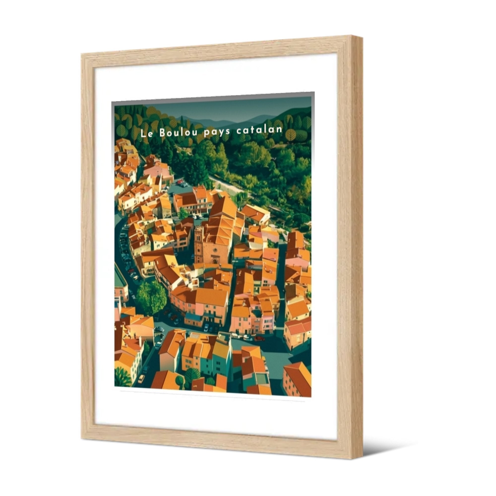 Le Boulou pays catalan — Pôdevache, encadrée, vue de trois quarts