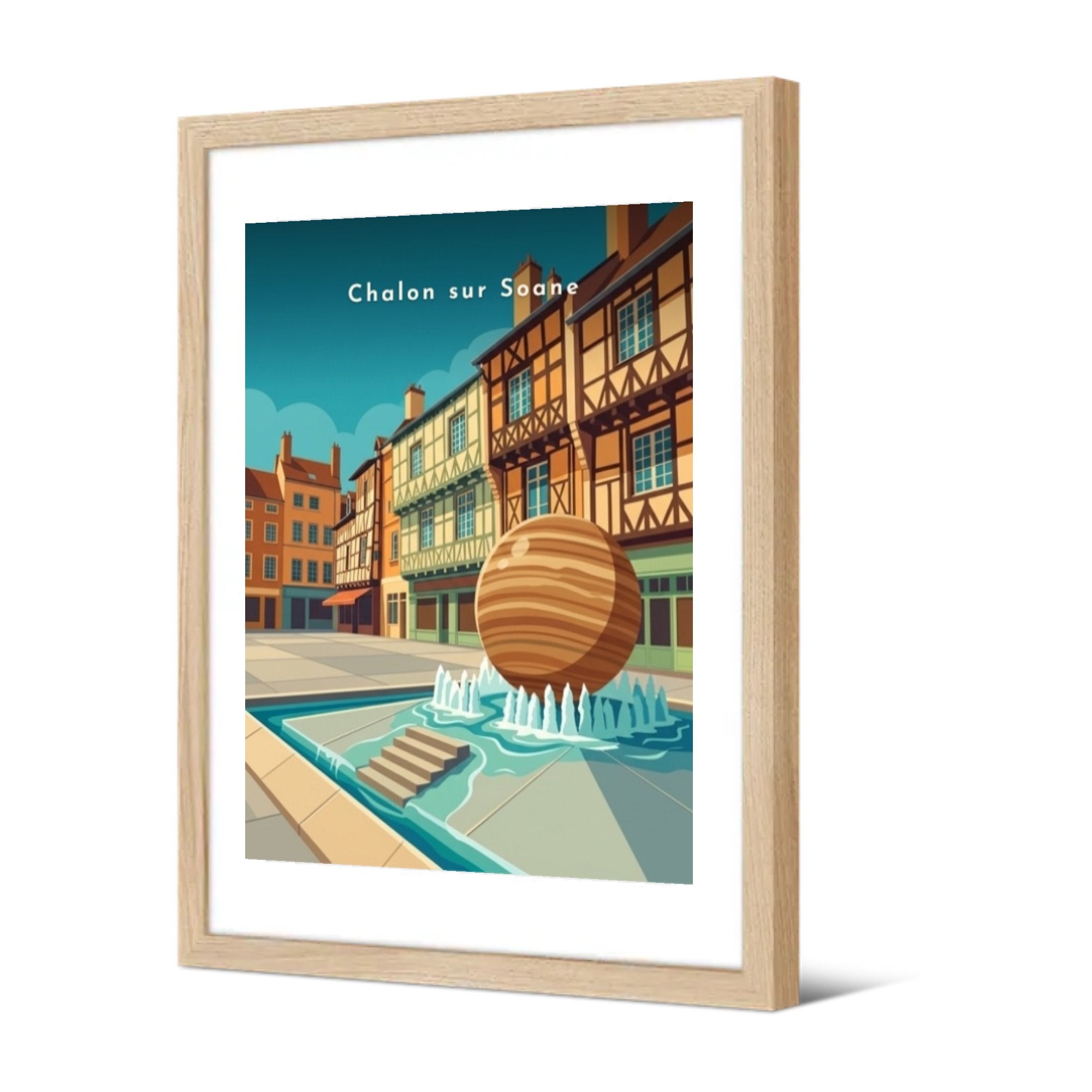 Chalon sur Soane — Pôdevache, encadrée, vue de trois quarts