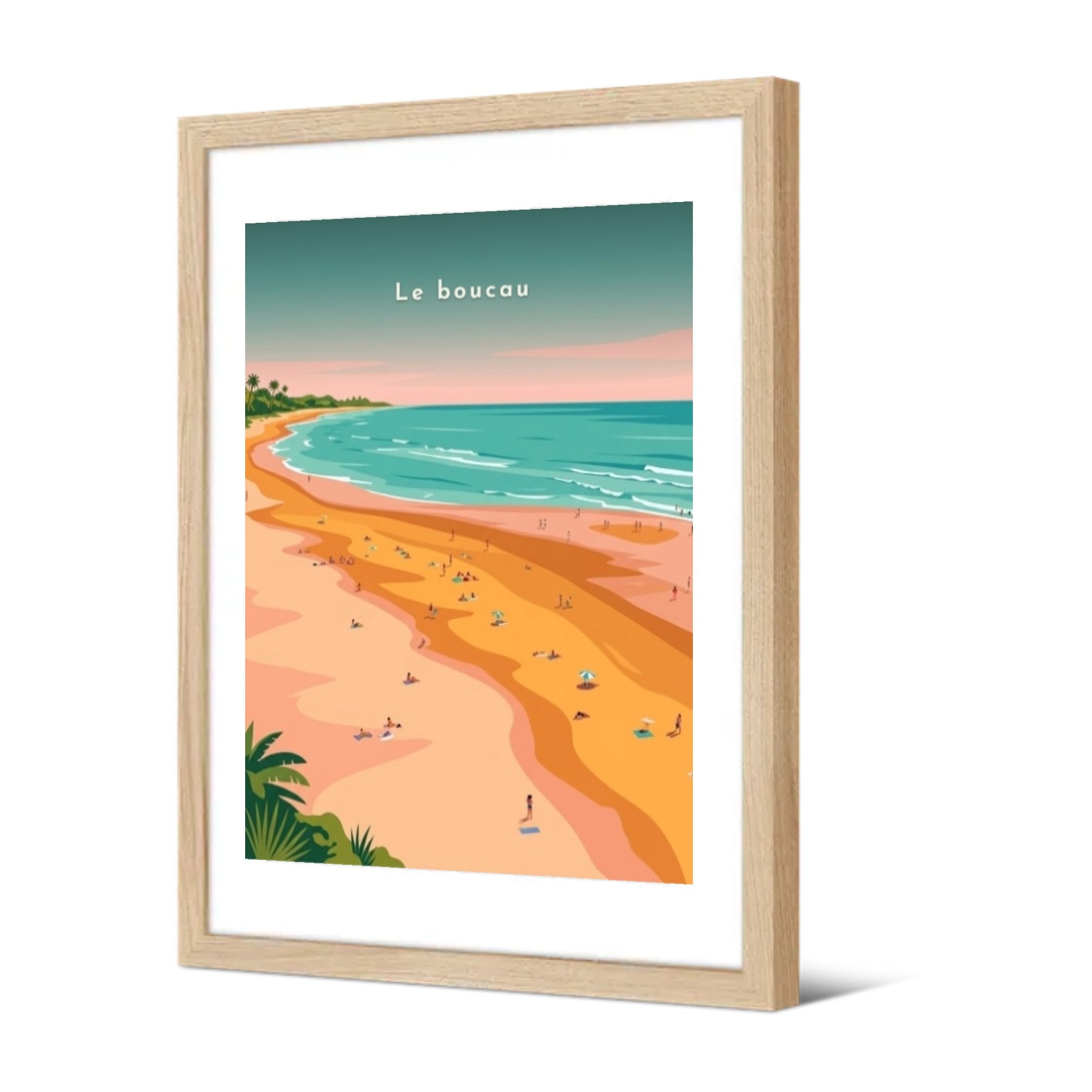 Le boucau — Pôdevache, encadrée, vue de trois quarts