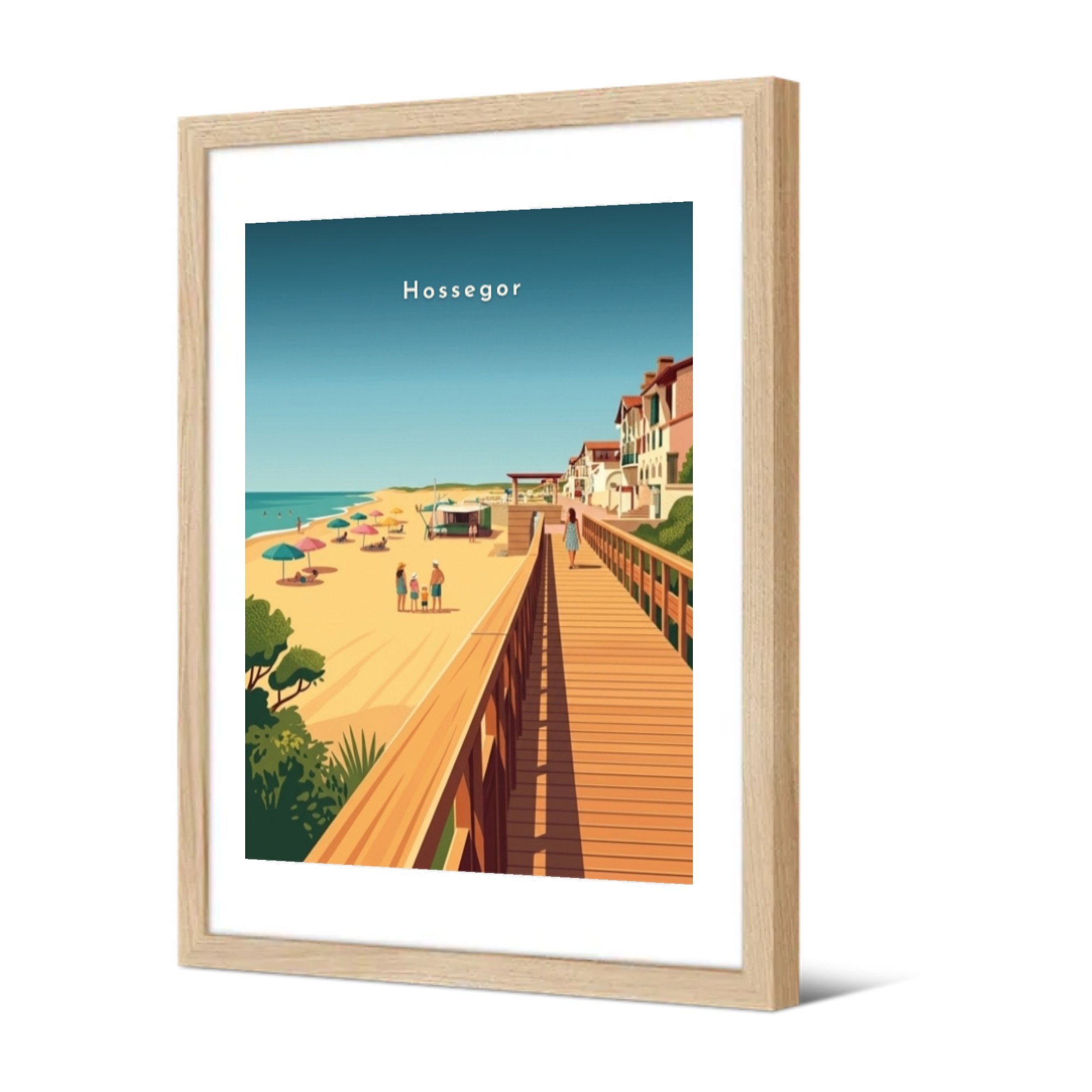 Hossegor — Pôdevache, encadrée, vue de trois quarts