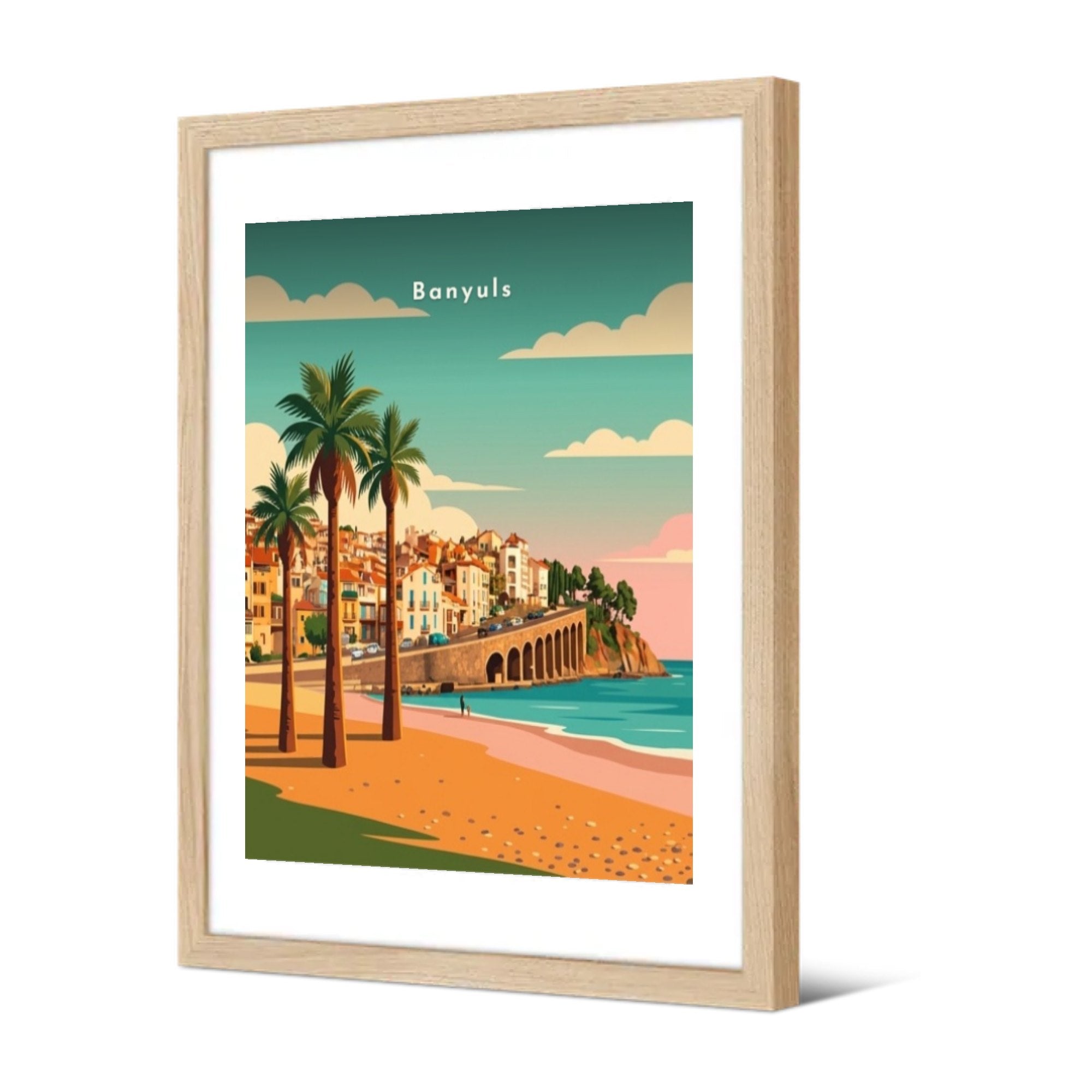 Banyuls — Pôdevache, encadrée, vue de trois quarts