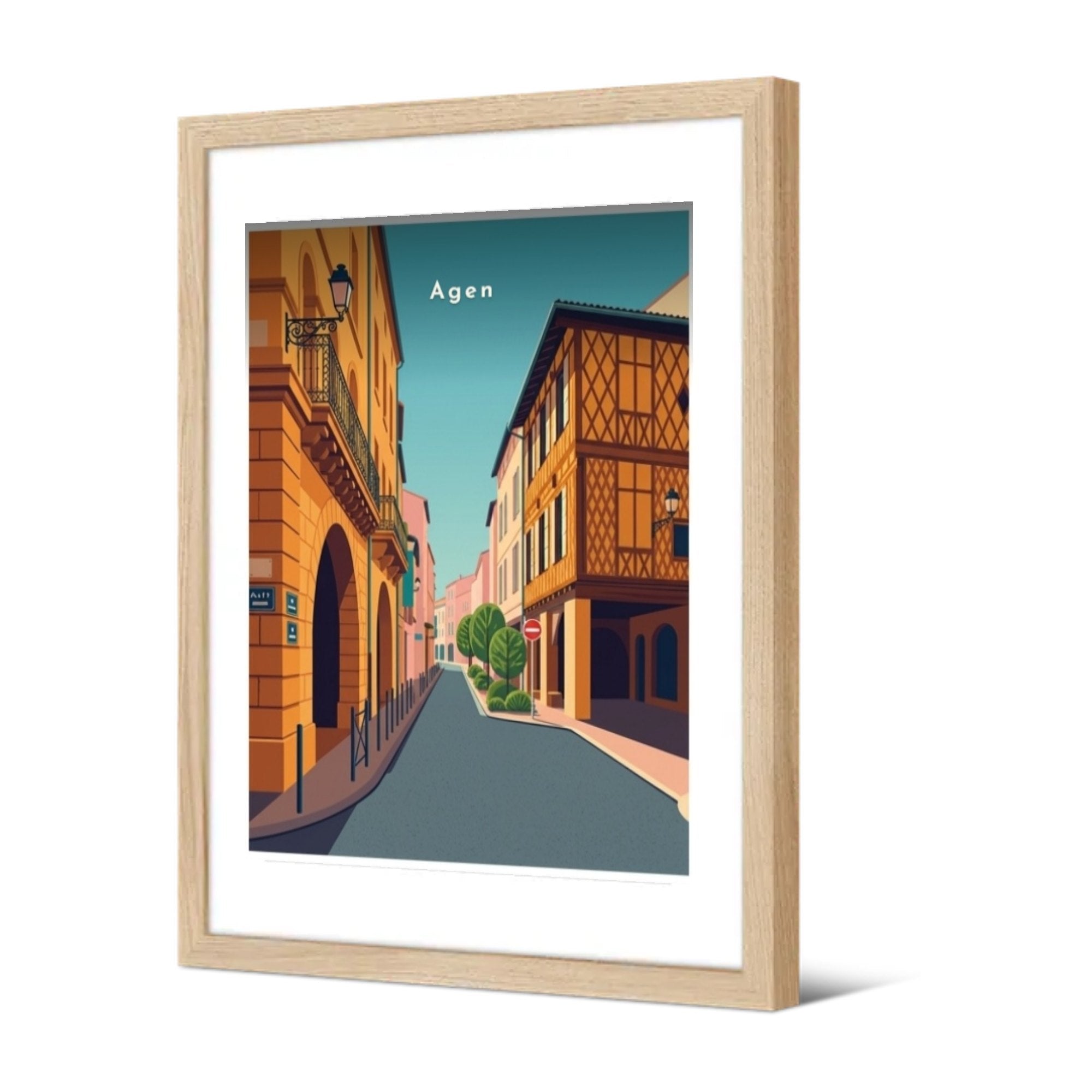 Rue Beauville — Pôdevache, encadrée, vue de trois quarts