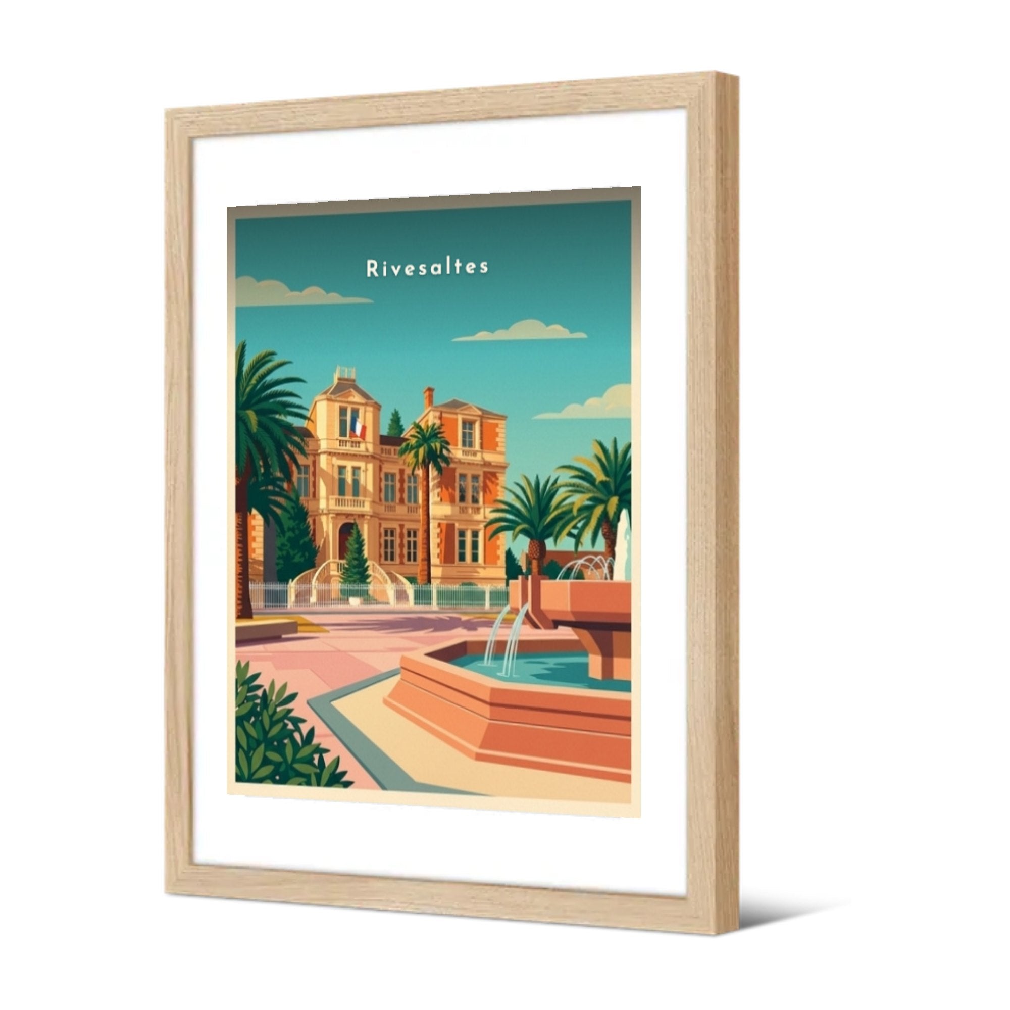 L'Hôtel de Ville — Pôdevache, encadrée, vue de trois quarts