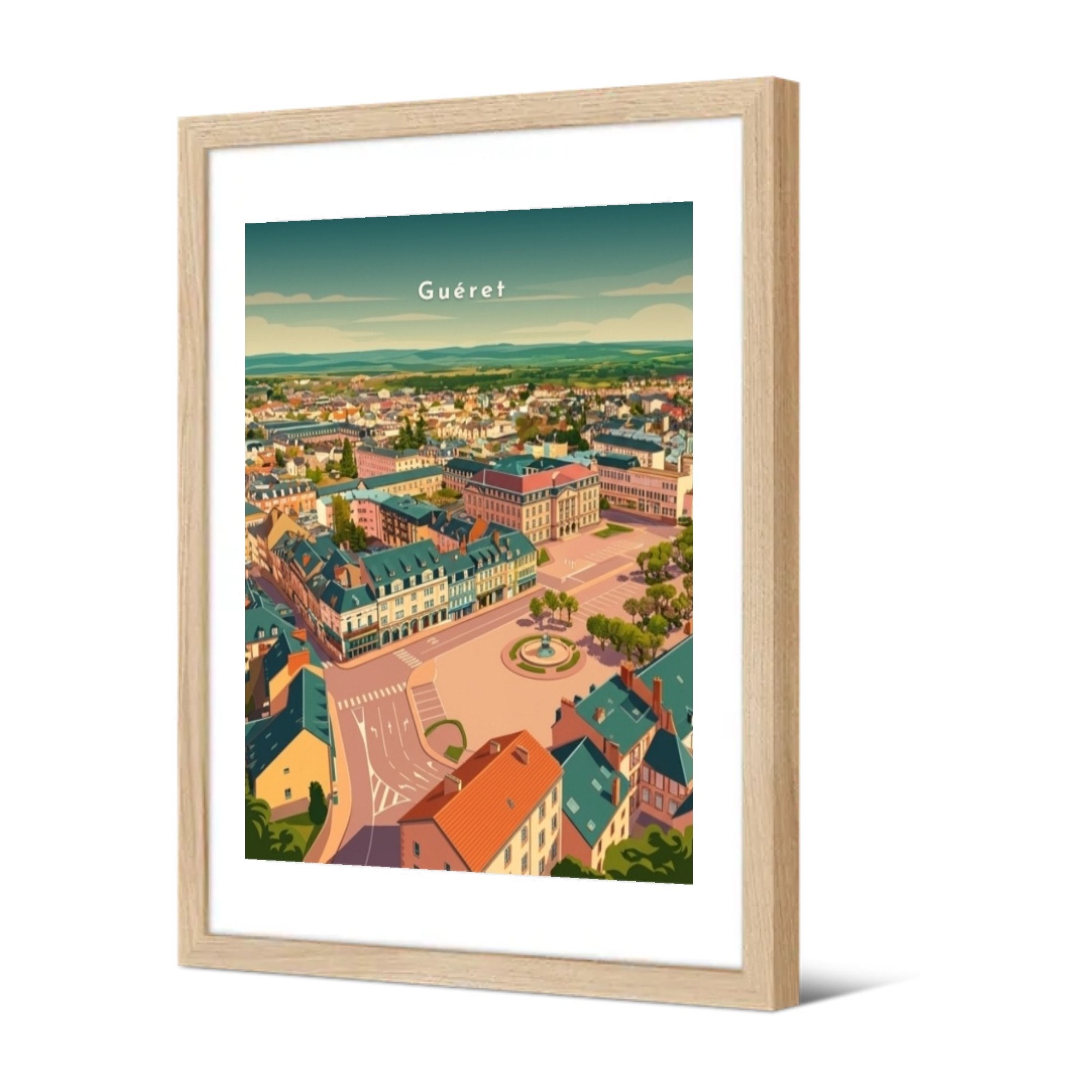 Place Bonnyaud — Pôdevache, encadrée, vue de trois quarts