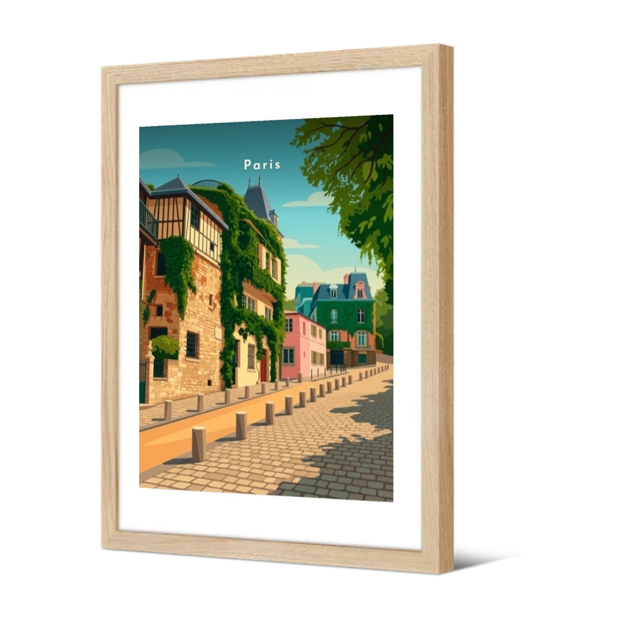 Rue de l'Abreuvoir — Pôdevache, encadrée, vue de trois quarts