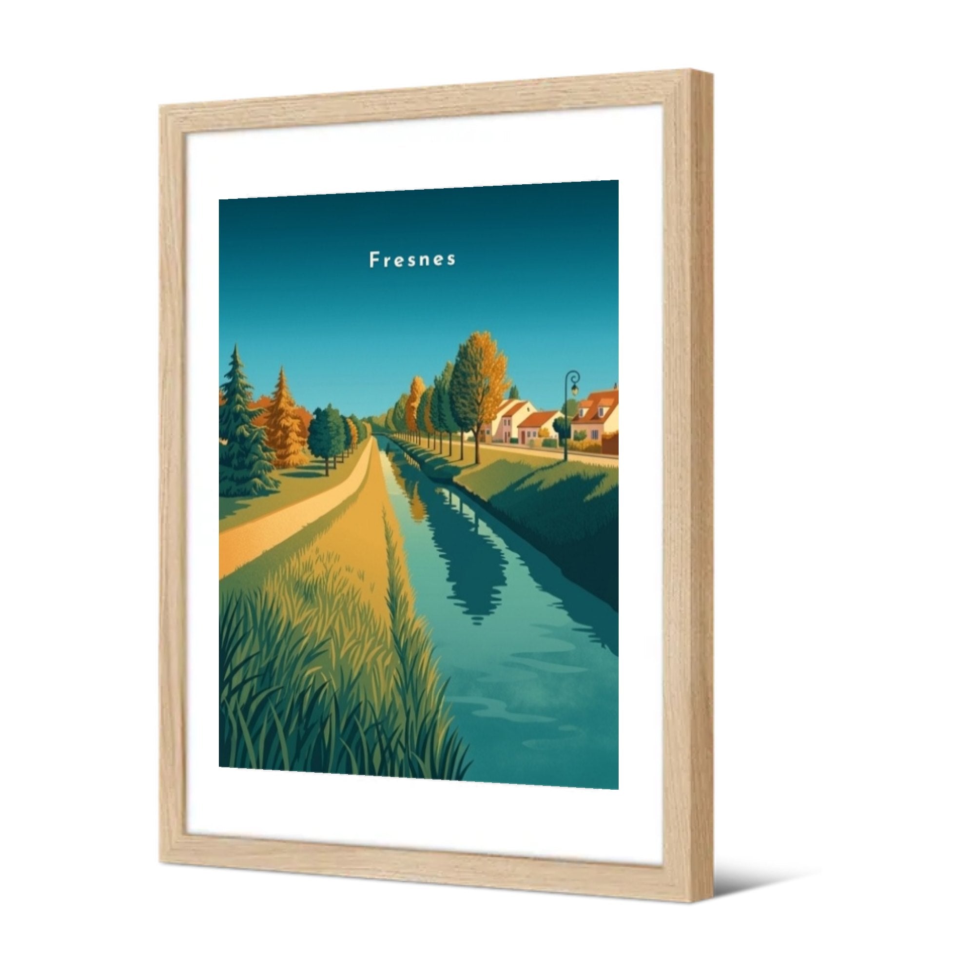 Les bords de la Bièvre — Pôdevache, encadrée, vue de trois quarts