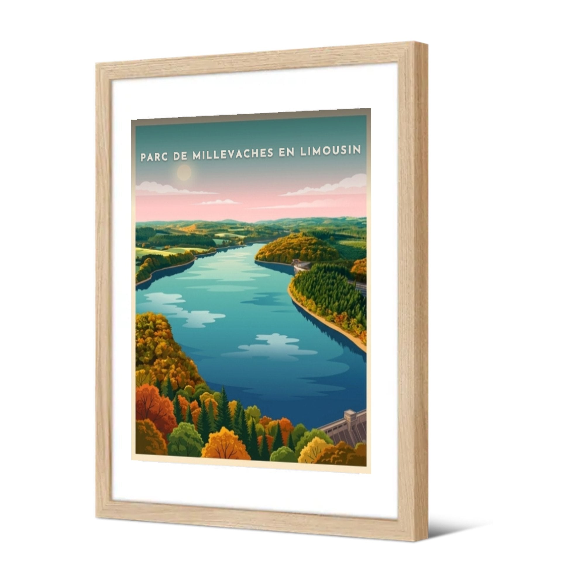 Parc de Millevaches en Limousin — Pôdevache, encadrée, vue de trois quarts
