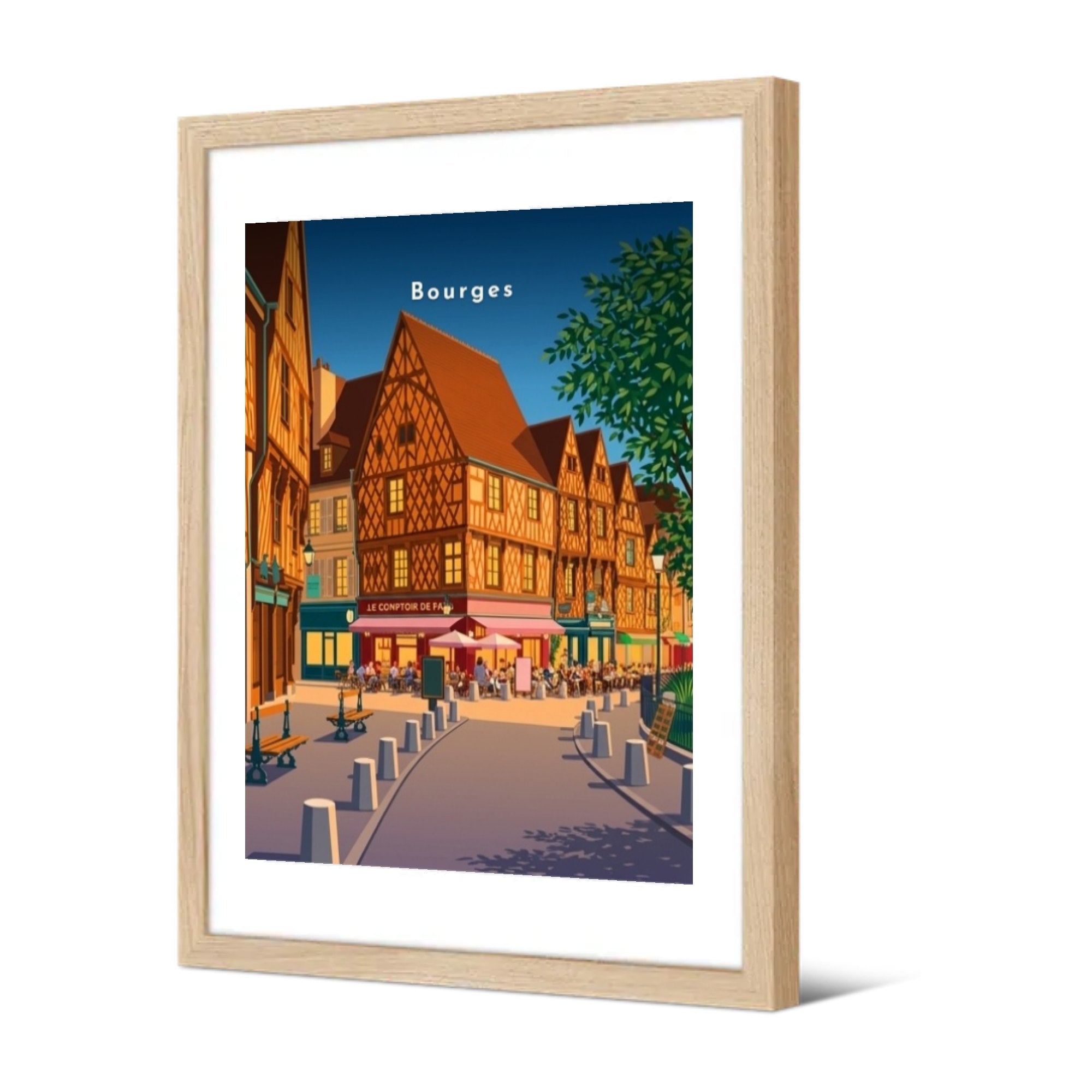 Place Gordaine — Pôdevache, encadrée, vue de trois quarts