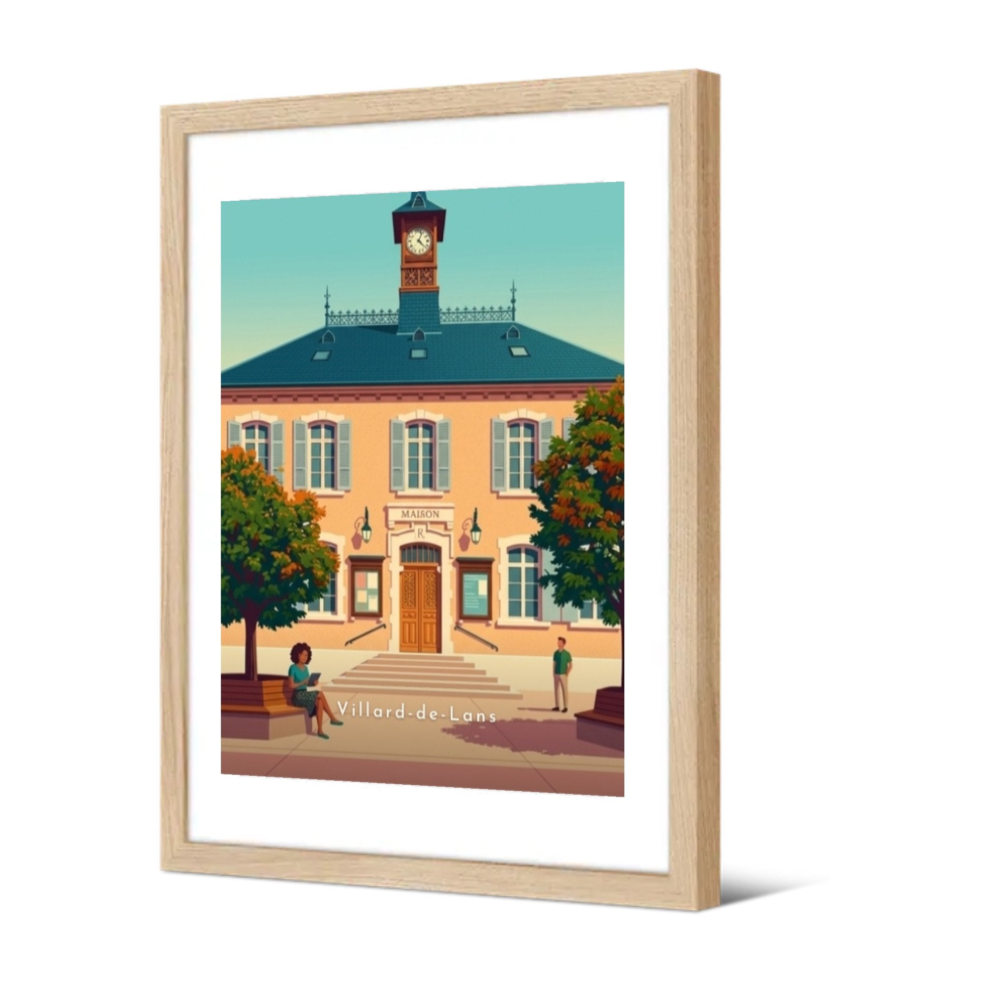 La Maison du Patrimoine — Pôdevache, encadrée, vue de trois quarts