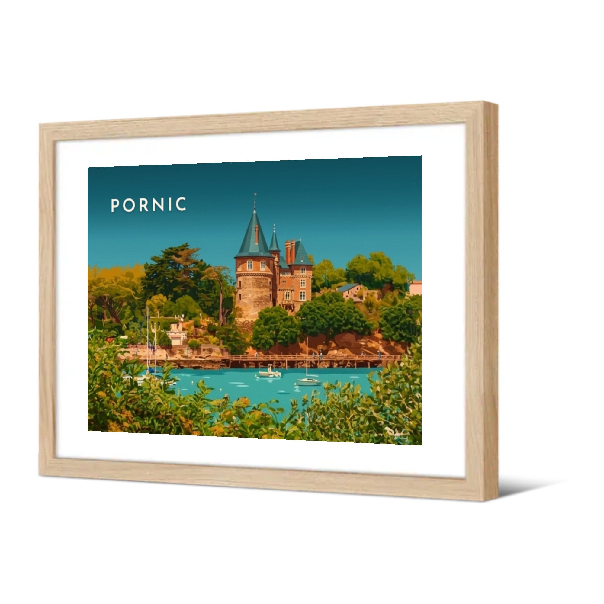 Le Château — Pôdevache, encadrée, vue de trois quarts