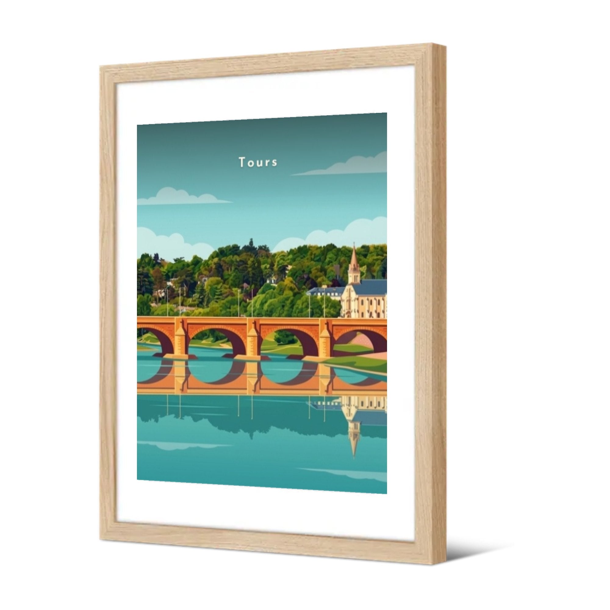 Le pont Wilson — Pôdevache, encadrée, vue de trois quarts