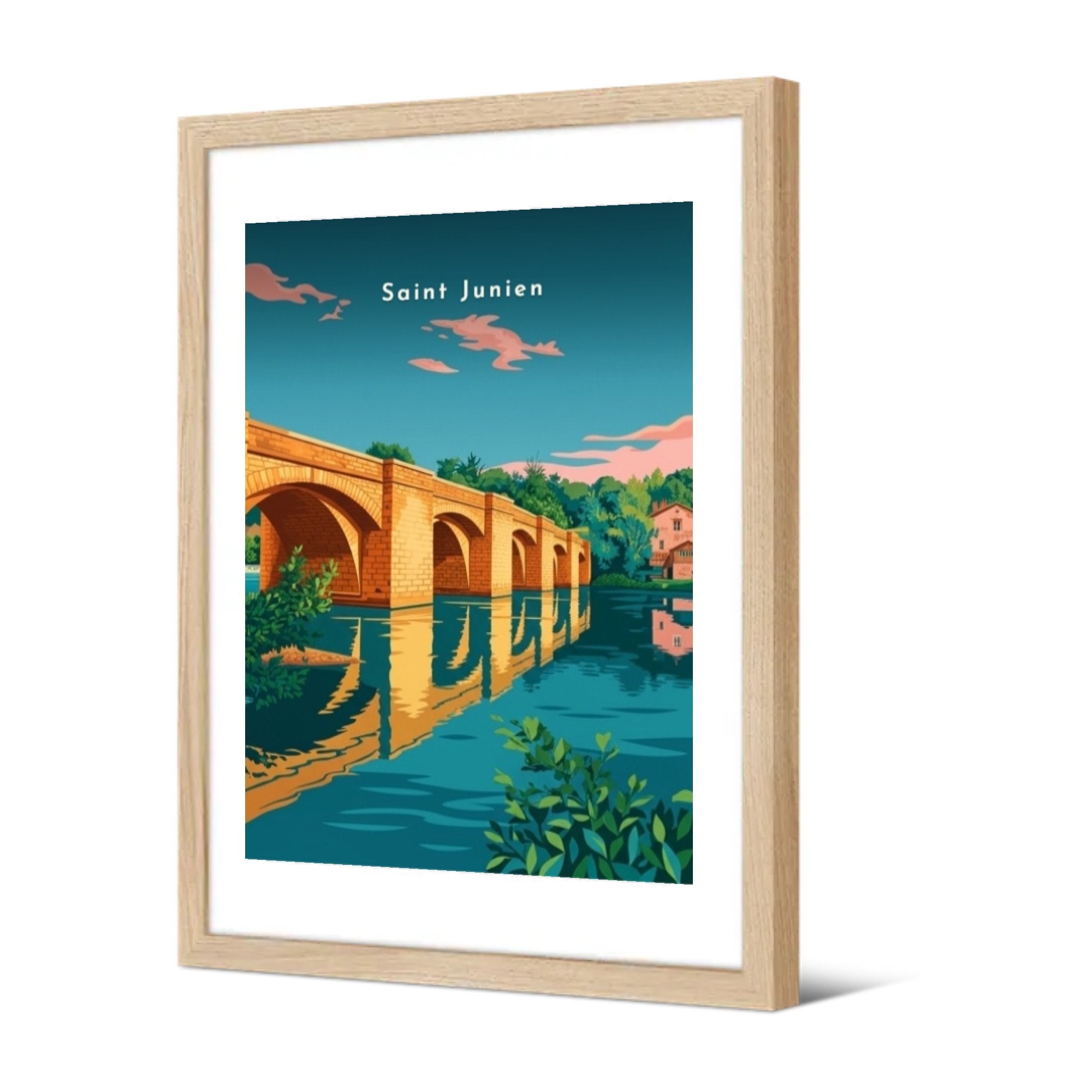 Le pont Notre-Dame — Pôdevache, encadrée, vue de trois quarts
