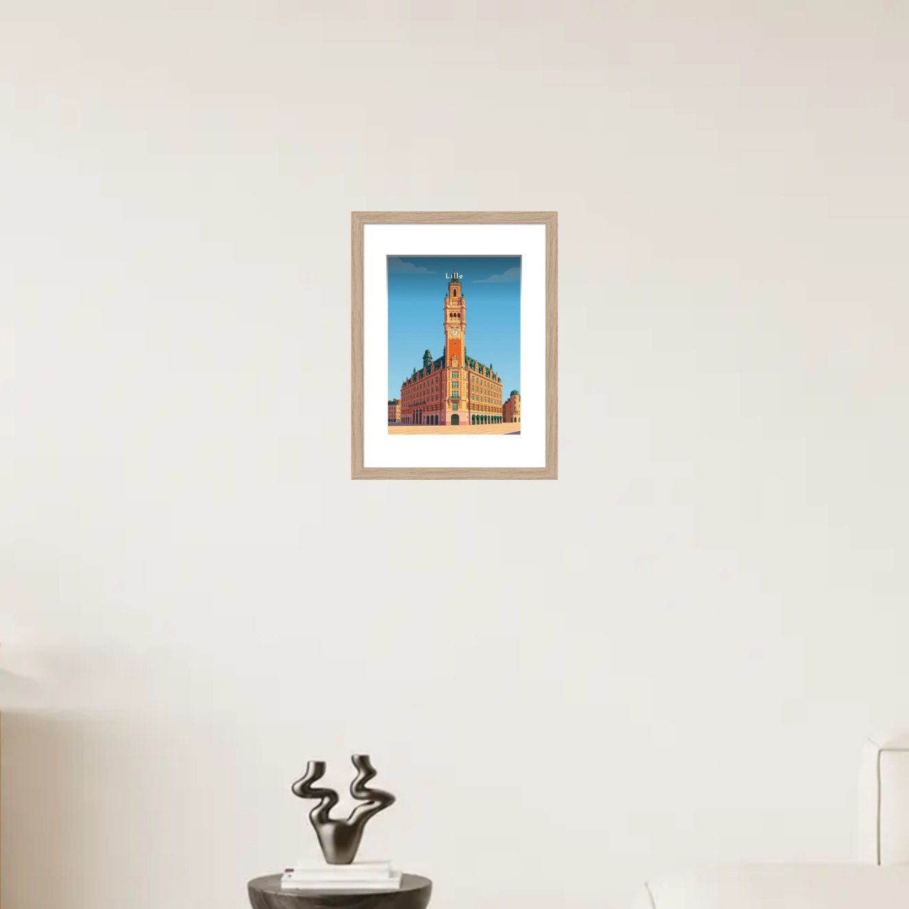 La Chambre de commerce vue d'angle — Pôdevache, en situation sur un mur