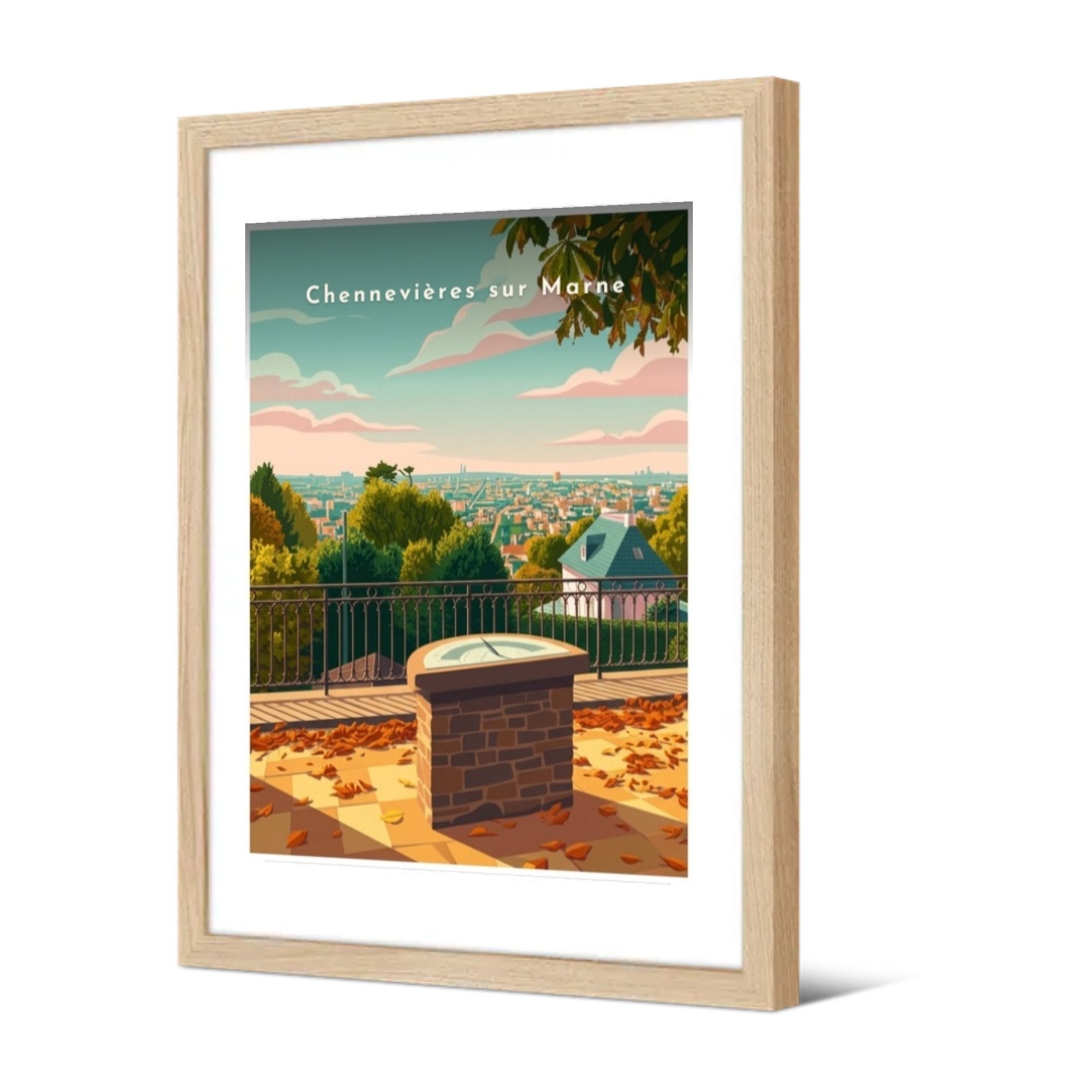La Terrasse — Pôdevache, encadrée, vue de trois quarts