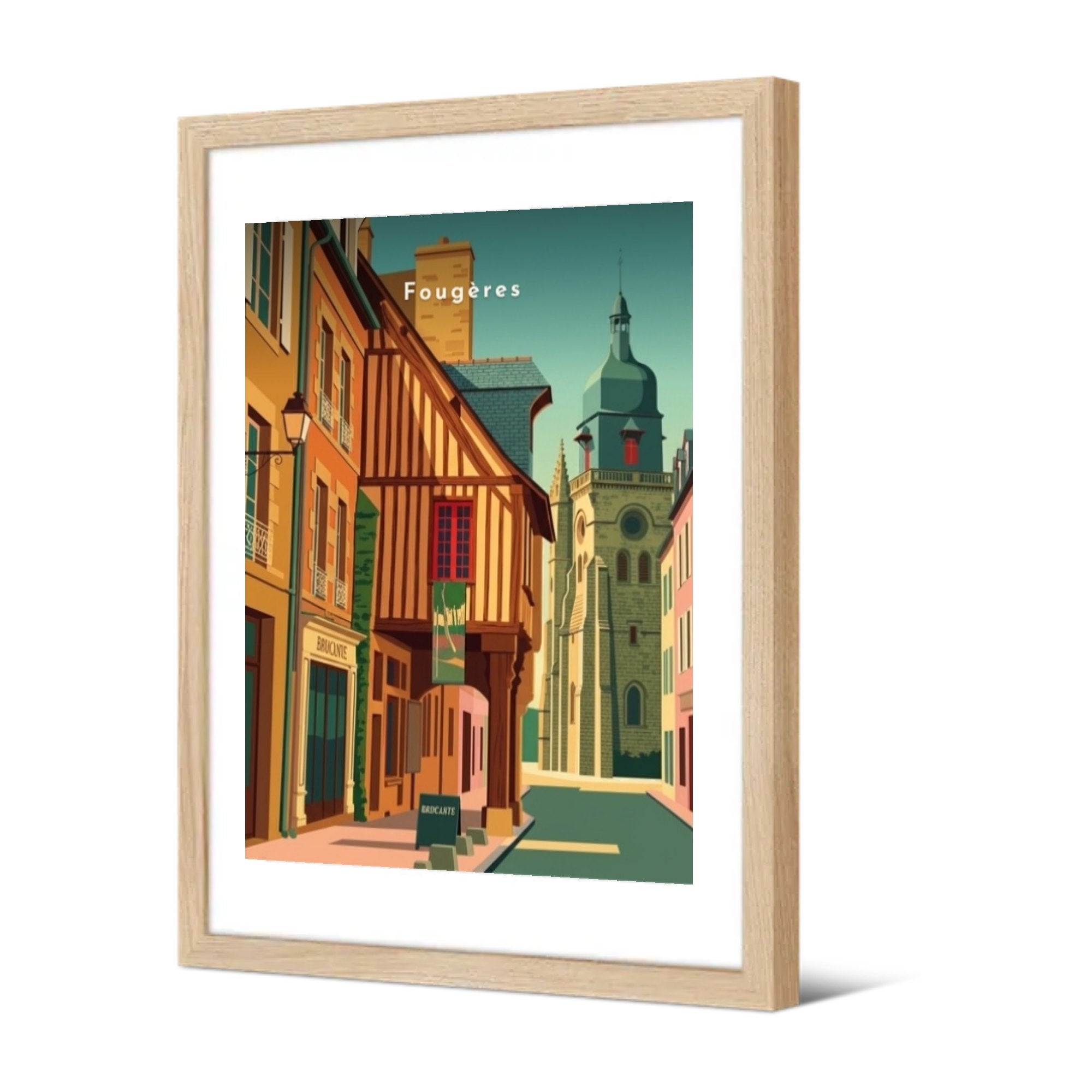 Rue de Savigny et Saint-Sulpice — Pôdevache, encadrée, vue de trois quarts