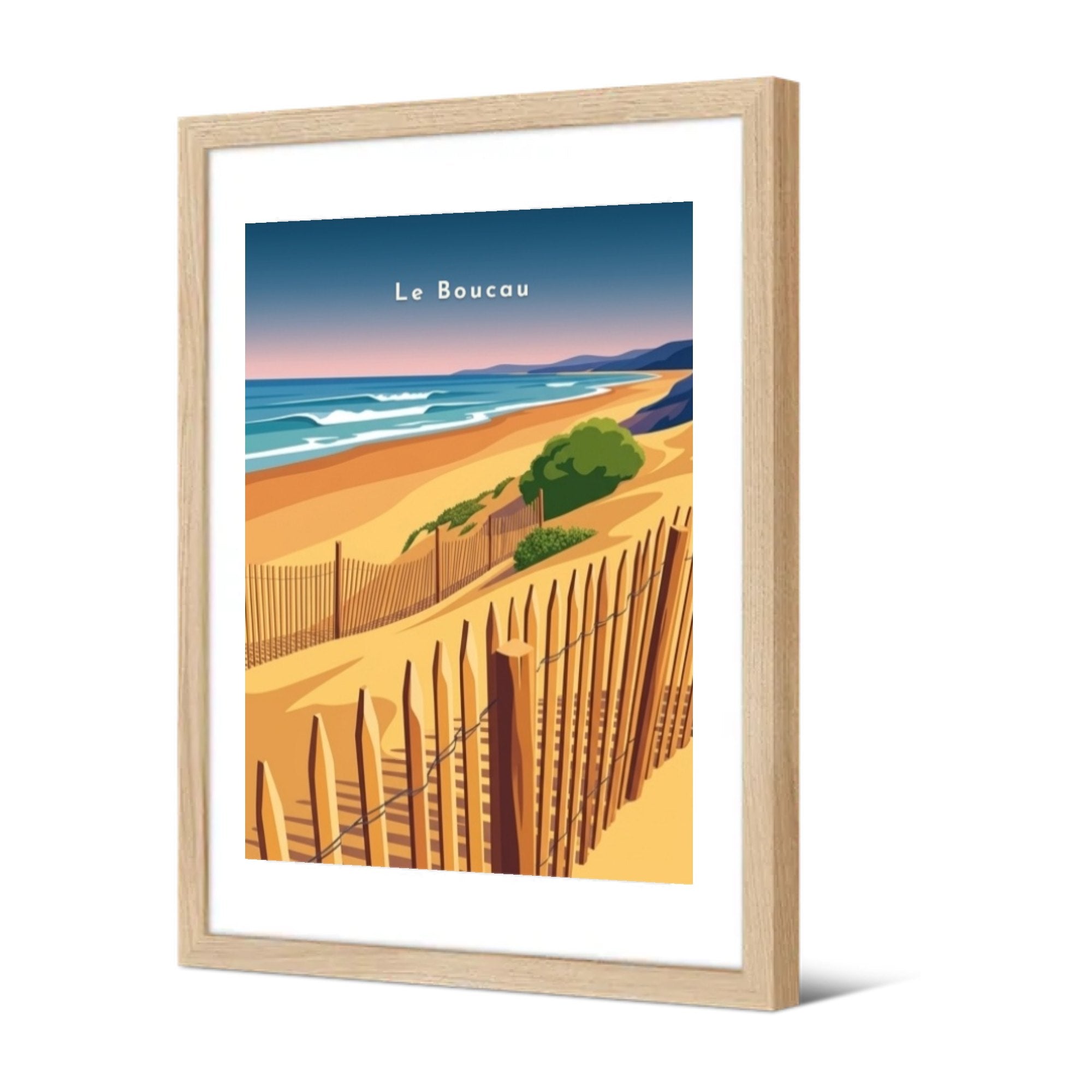 Le Boucau — Pôdevache, encadrée, vue de trois quarts