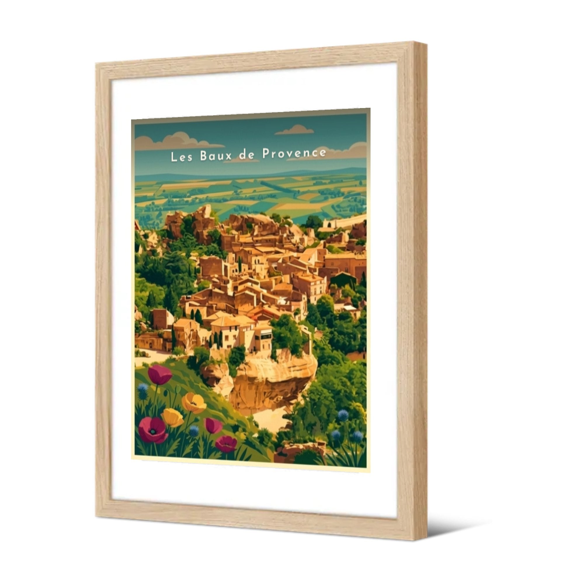 Le village perché — Pôdevache, encadrée, vue de trois quarts