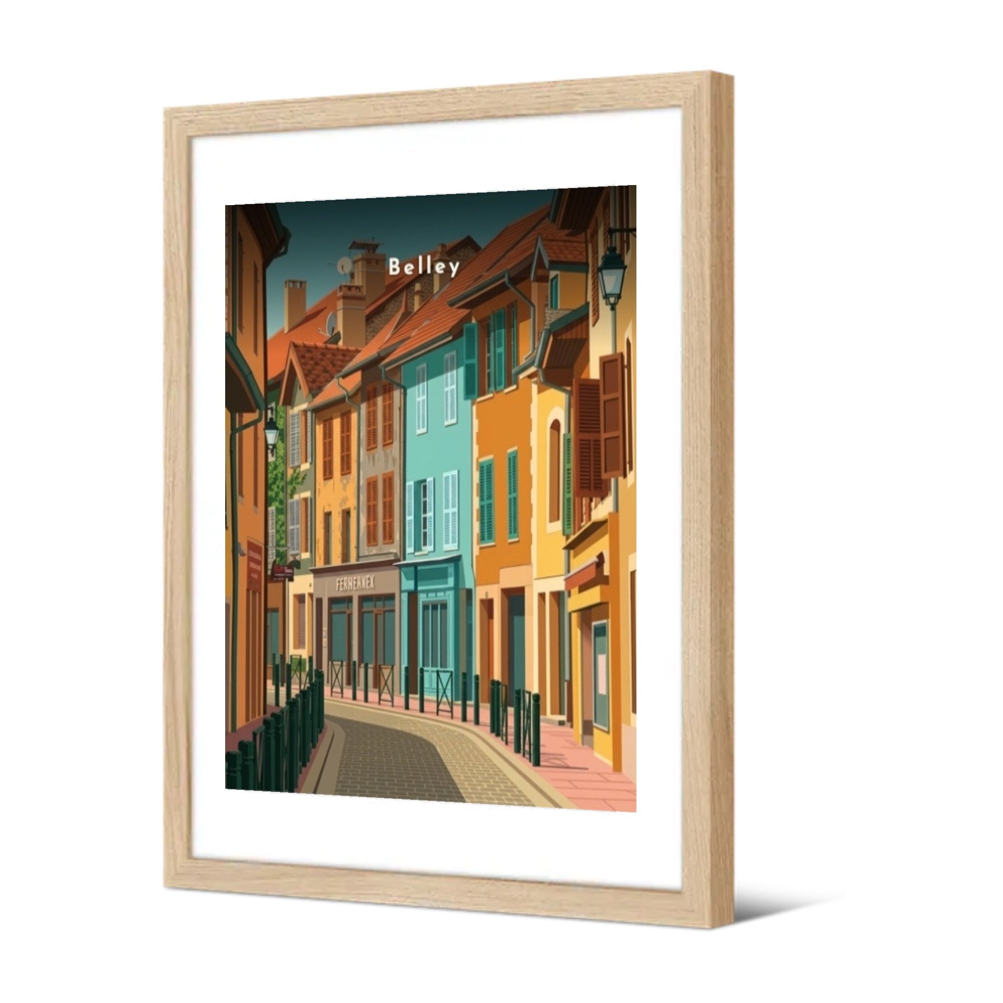 La Grande Rue — Pôdevache, encadrée, vue de trois quarts