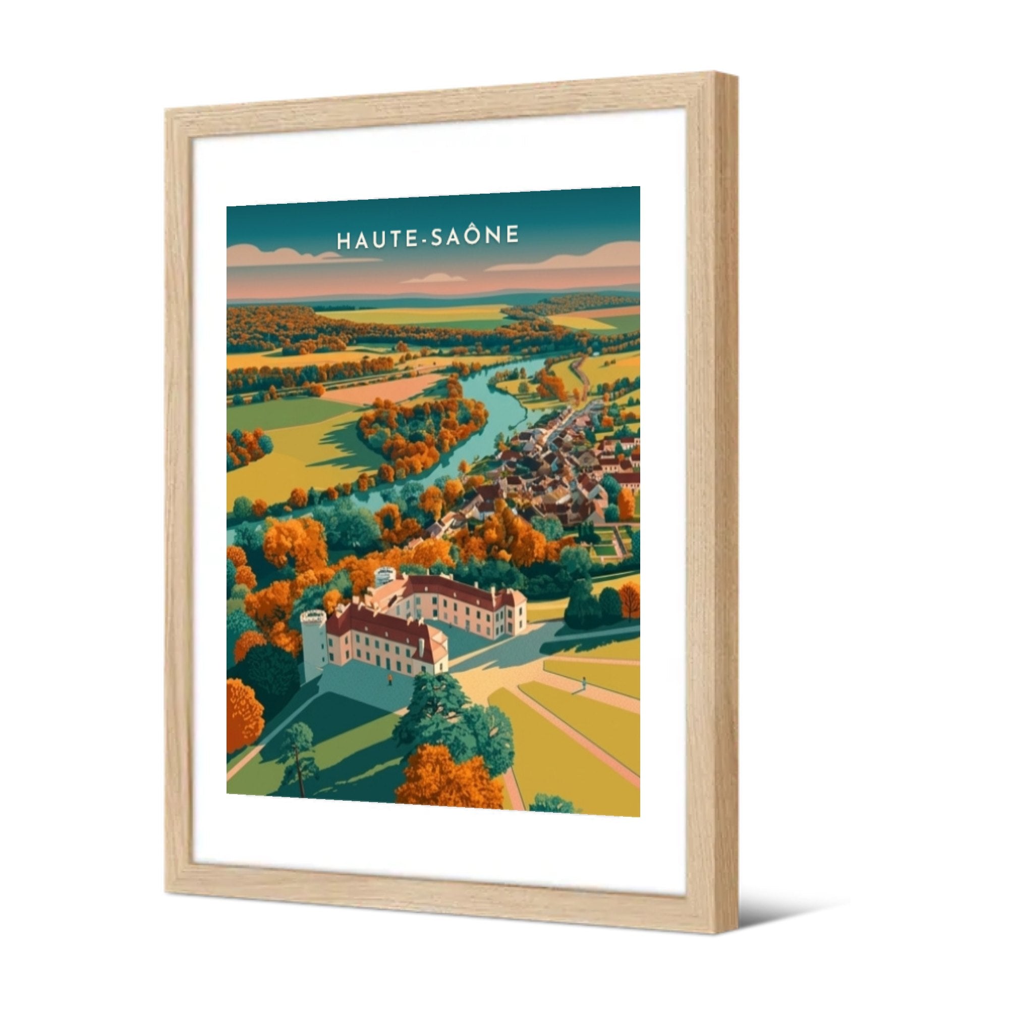 Haute-Saône — Pôdevache, encadrée, vue de trois quarts