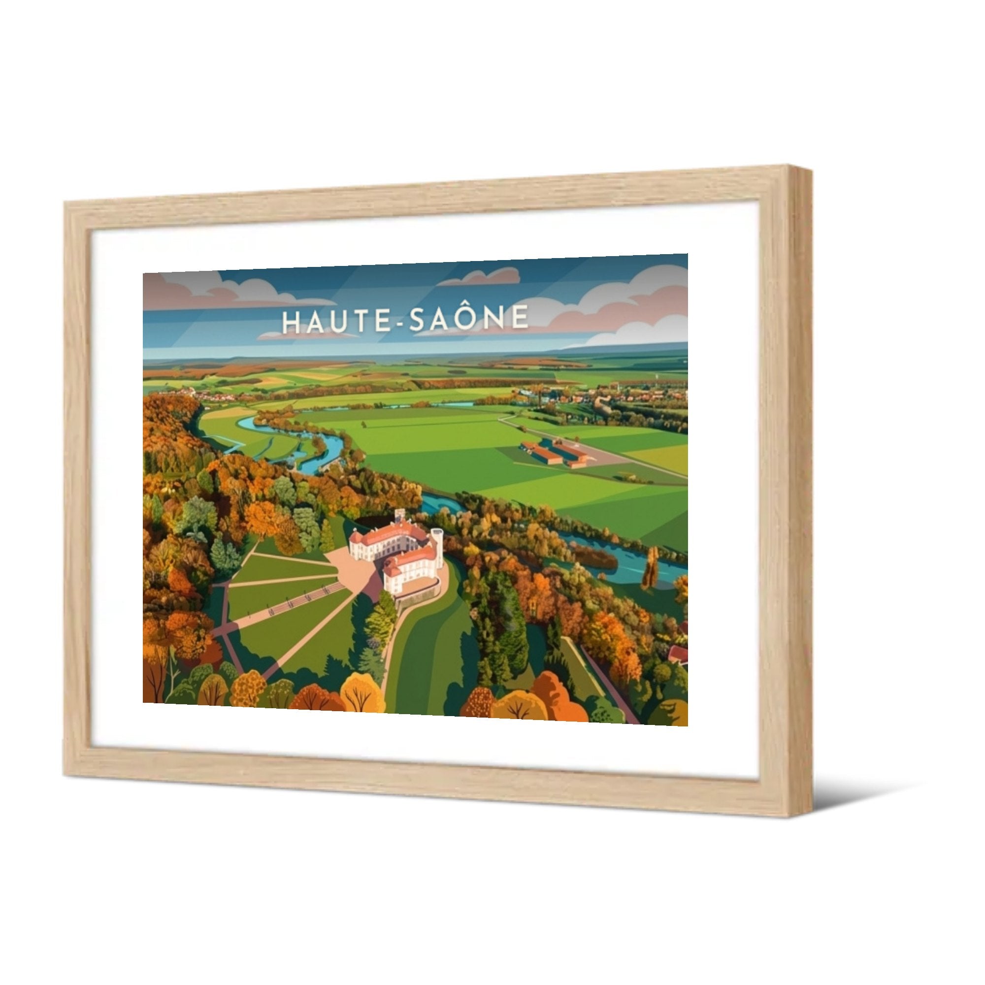 Haute-Saône — Pôdevache, encadrée, vue de trois quarts