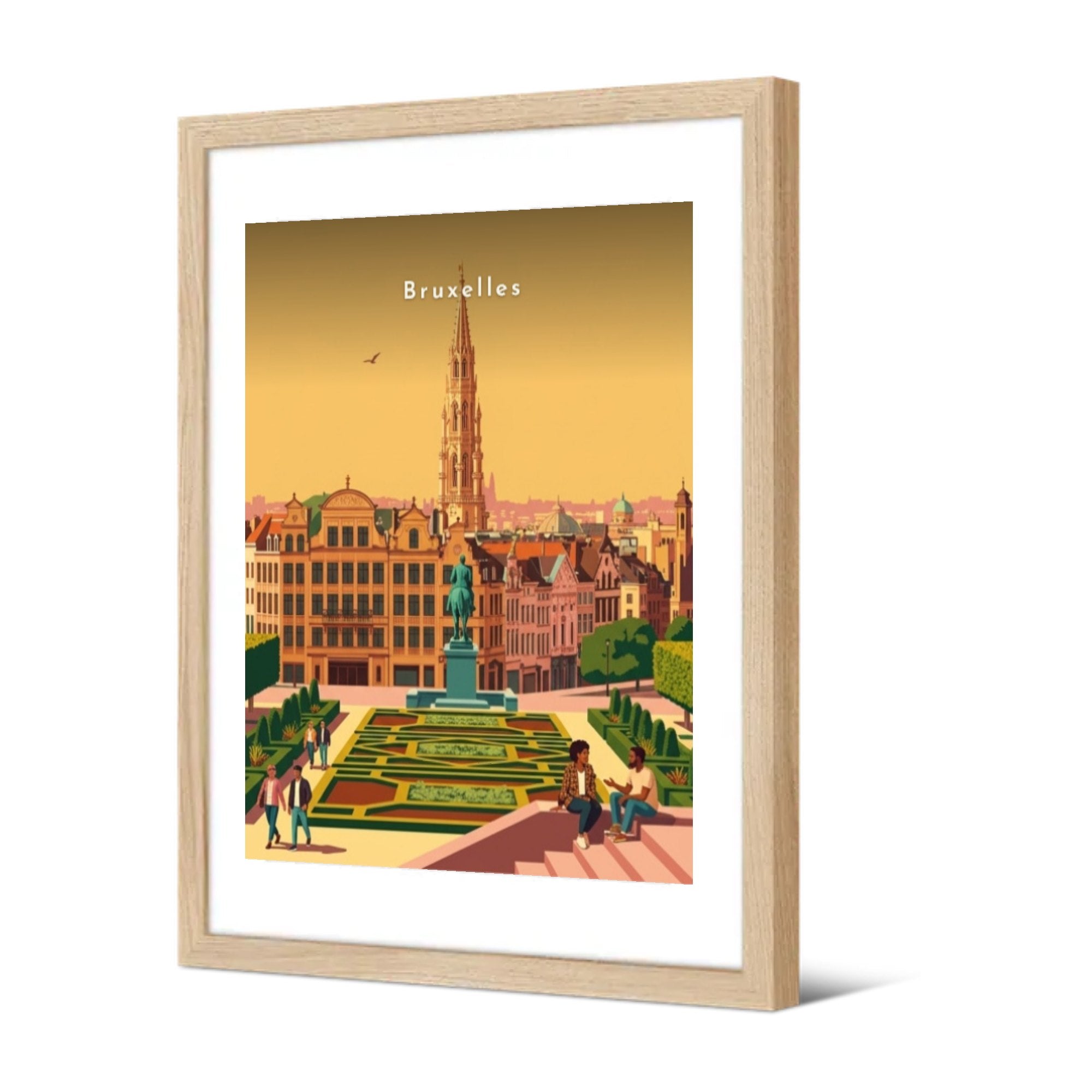 Le Mont des Arts — Pôdevache, encadrée, vue de trois quarts