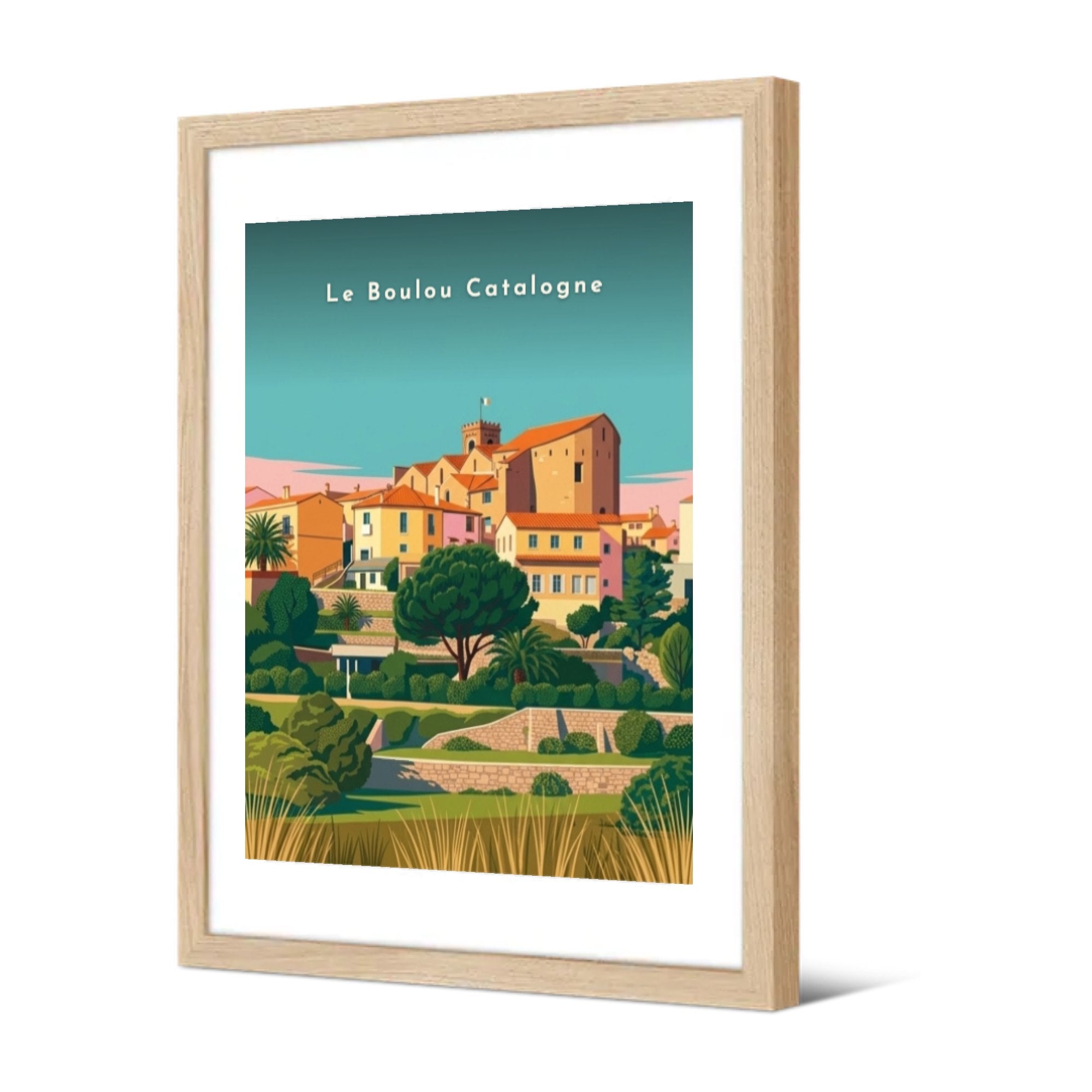 Le Boulou Catalogne — Pôdevache, encadrée, vue de trois quarts