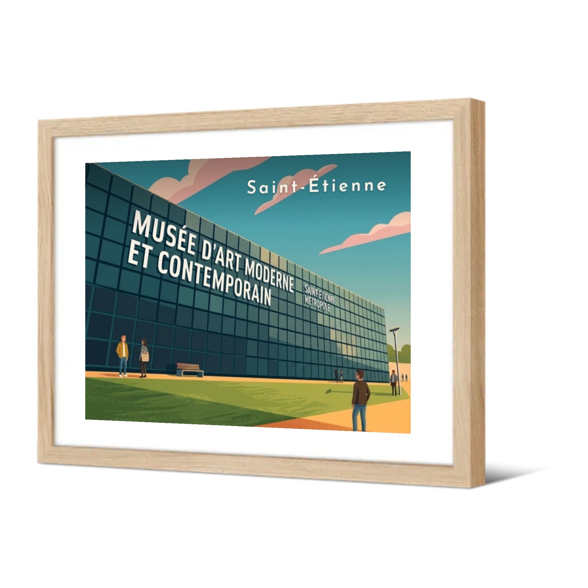 Musée d'Art Moderne et Contemporain — Pôdevache, encadrée, vue de trois quarts