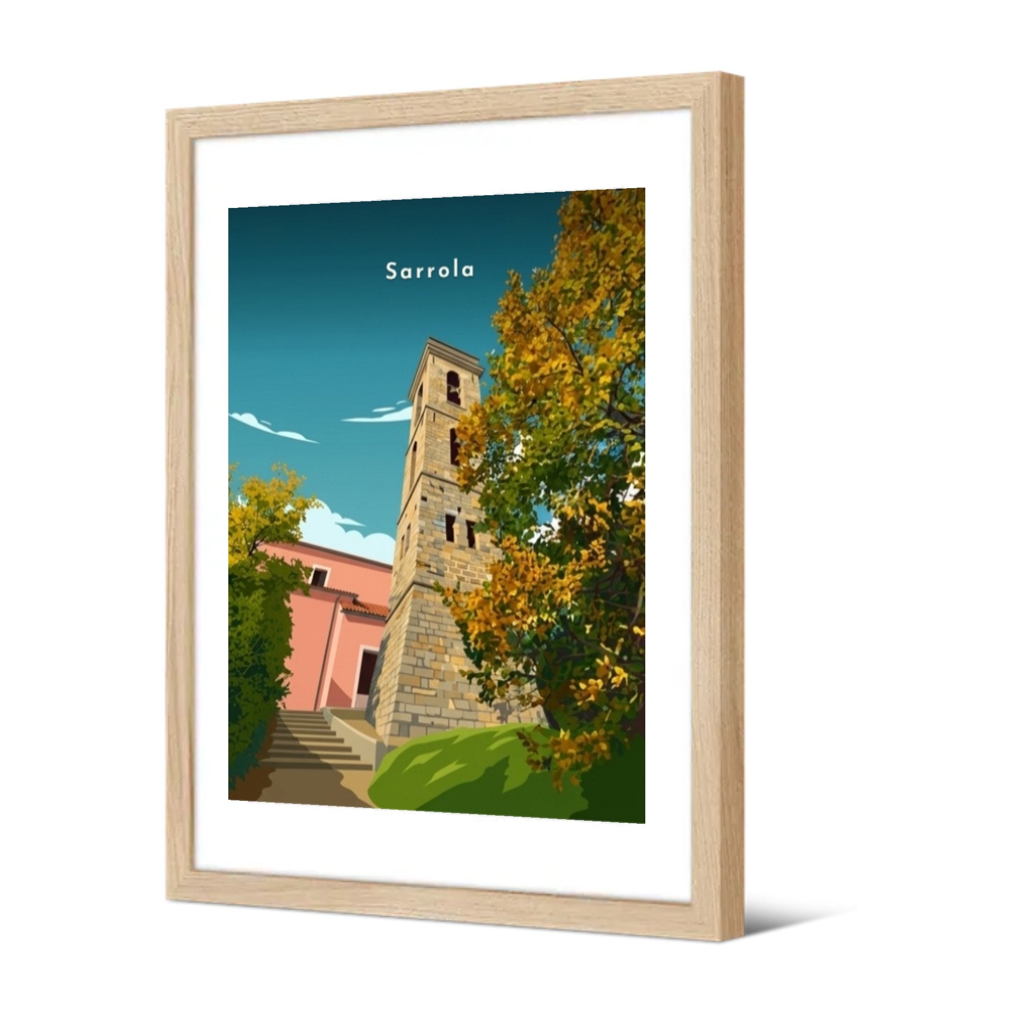 Sarrola — Pôdevache, encadrée, vue de trois quarts