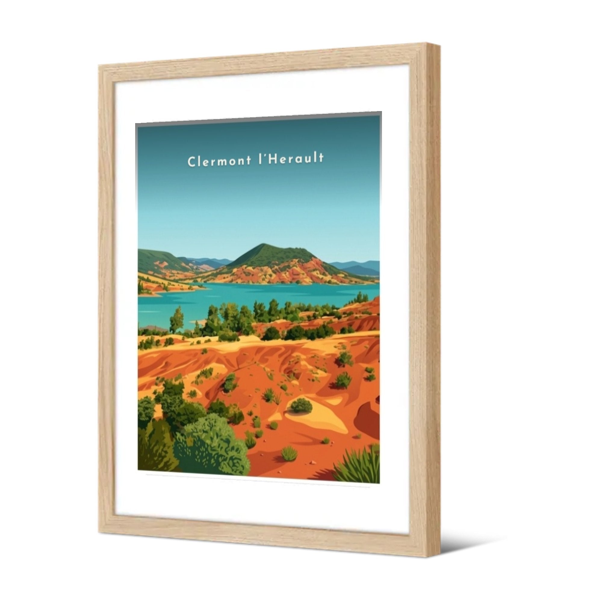 Clermont l’Herault — Pôdevache, encadrée, vue de trois quarts