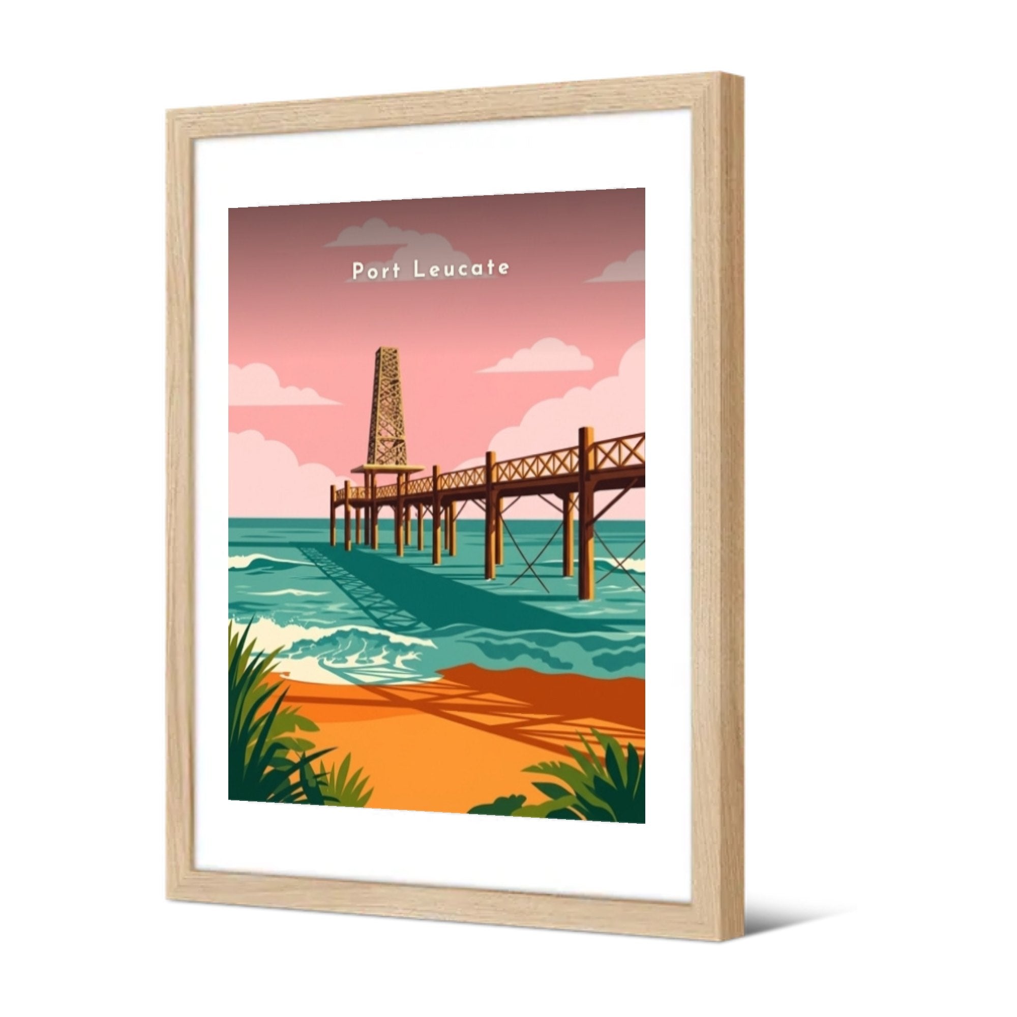 Port Leucate — Pôdevache, encadrée, vue de trois quarts