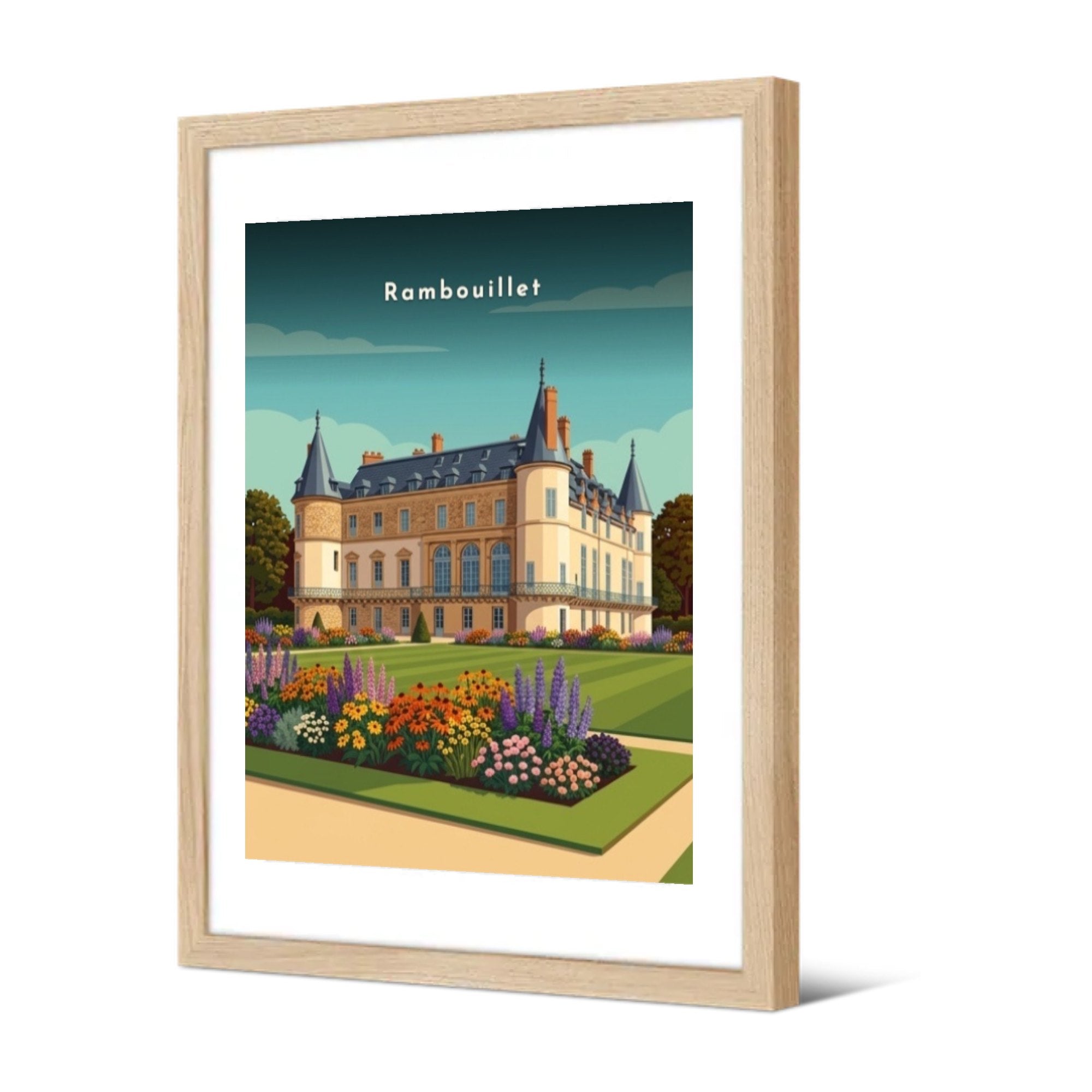 Le château — Pôdevache, encadrée, vue de trois quarts