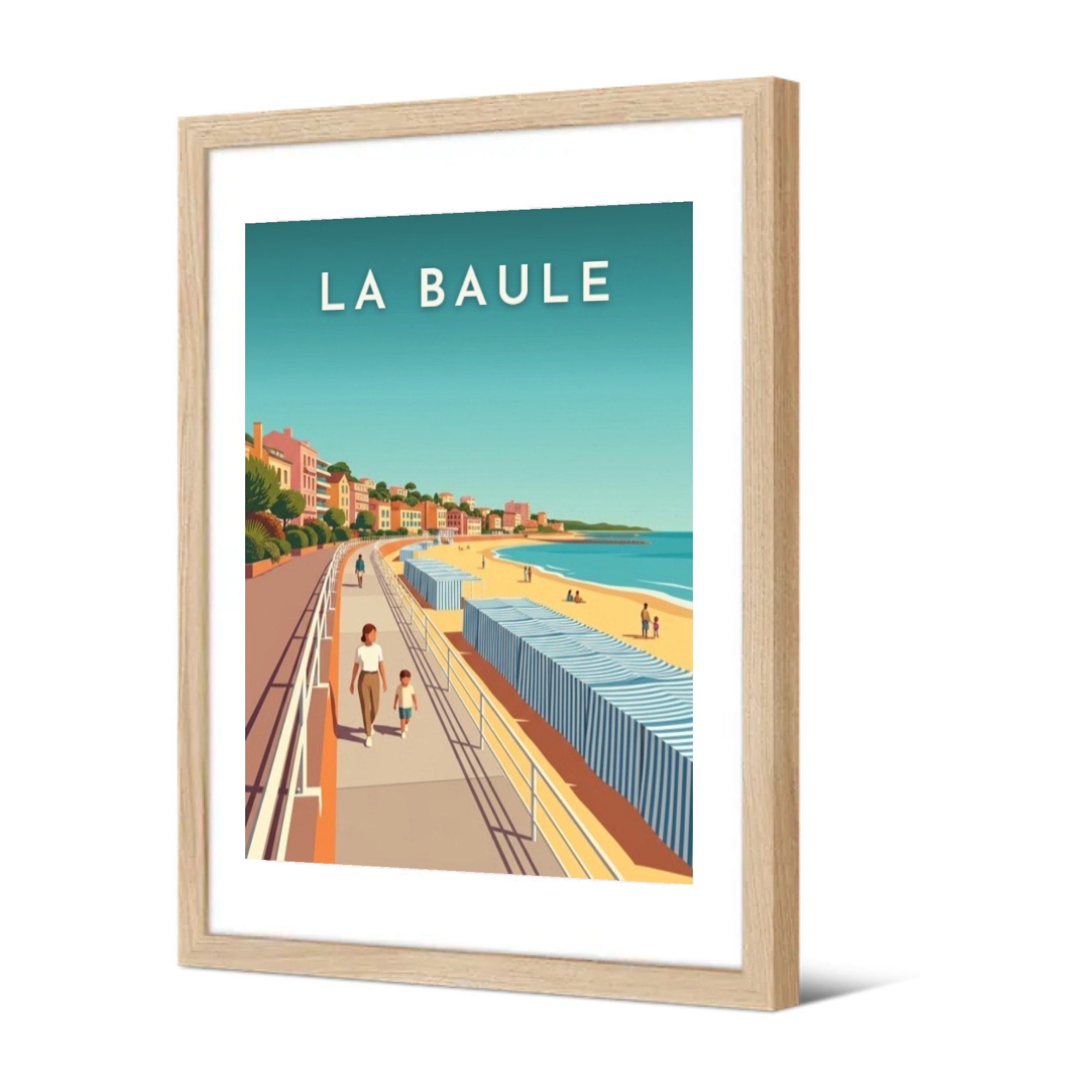 La Baule — Pôdevache, encadrée, vue de trois quarts