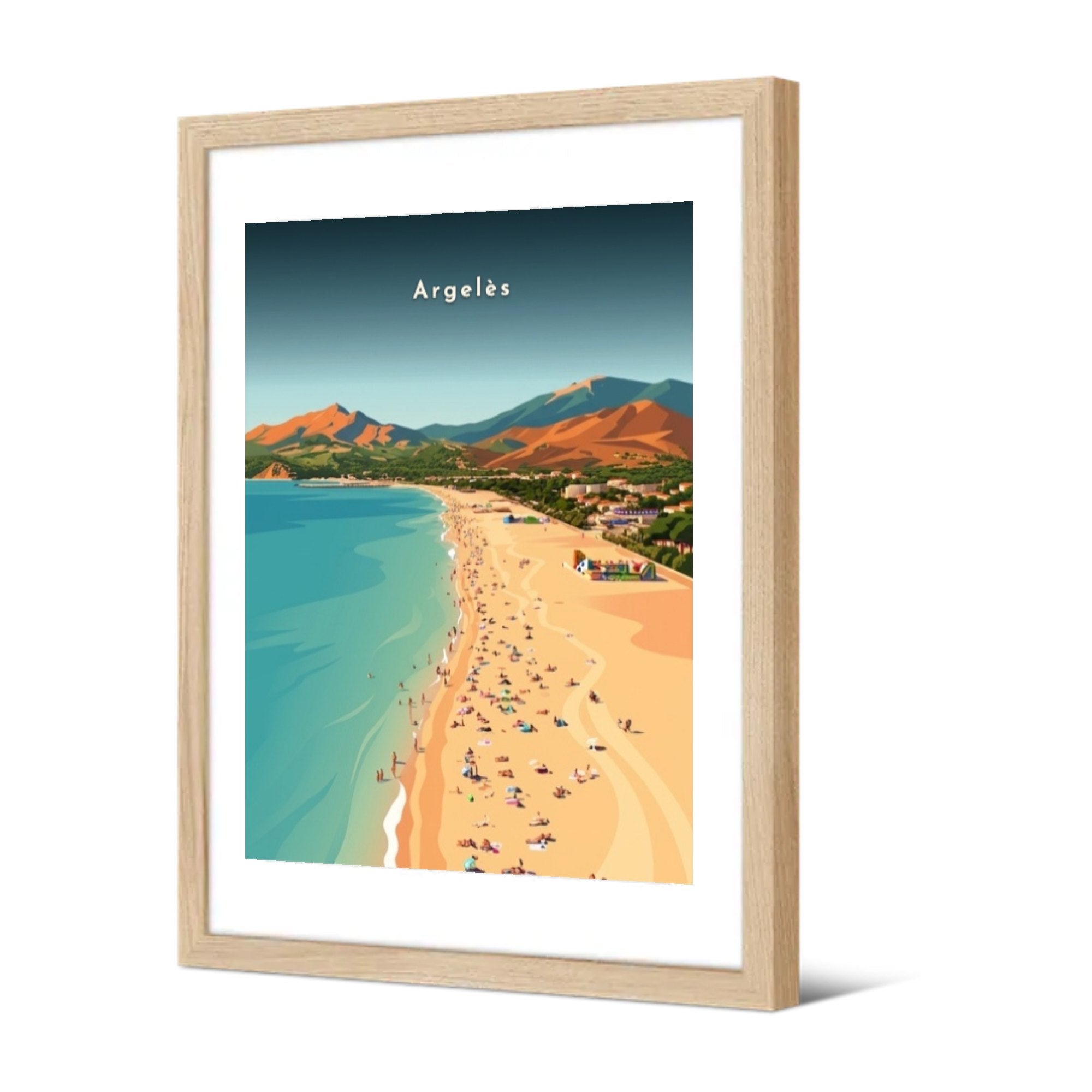 Argelès — Pôdevache, encadrée, vue de trois quarts