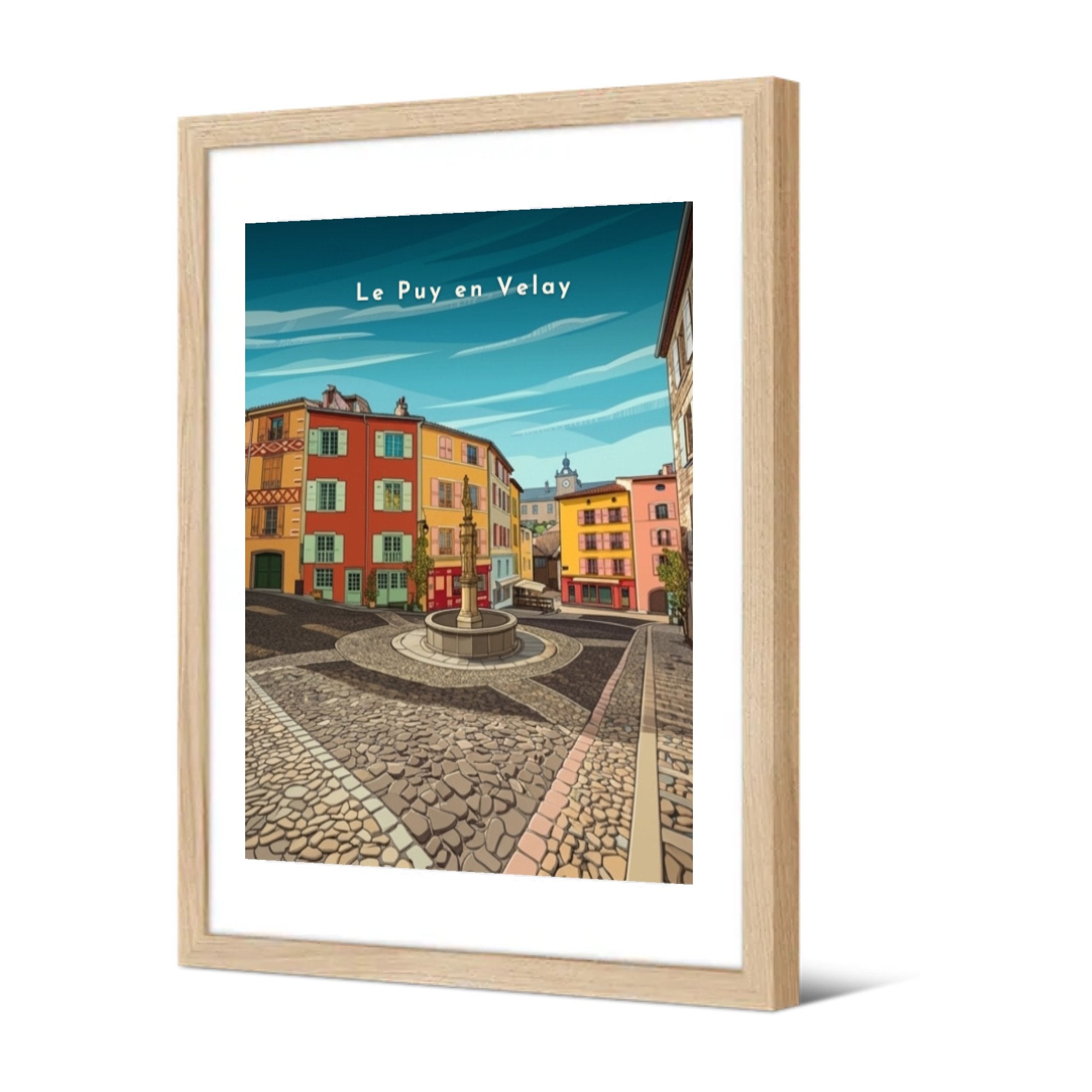 Place des Tables — Pôdevache, encadrée, vue de trois quarts