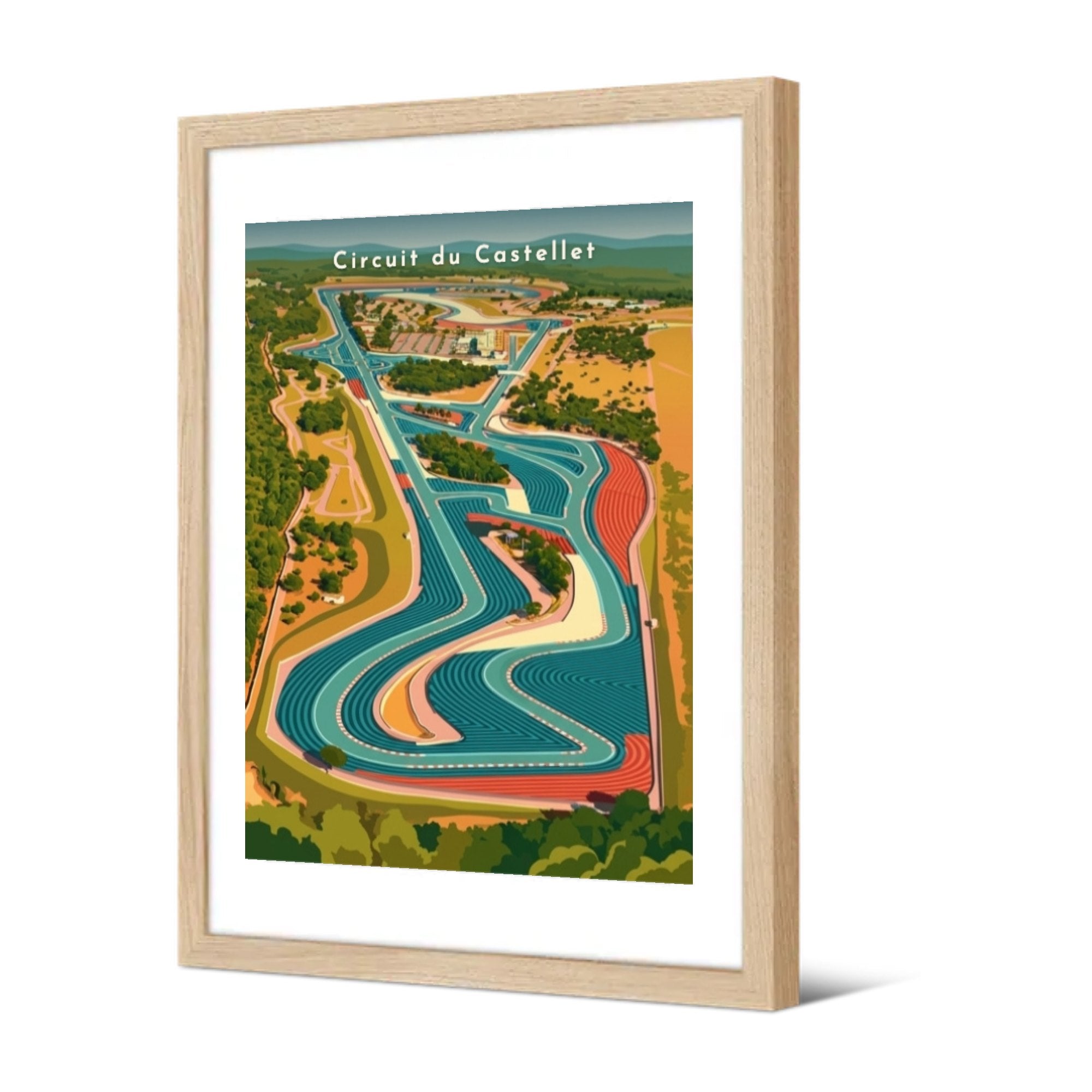 Circuit du Castellet — Pôdevache, encadrée, vue de trois quarts