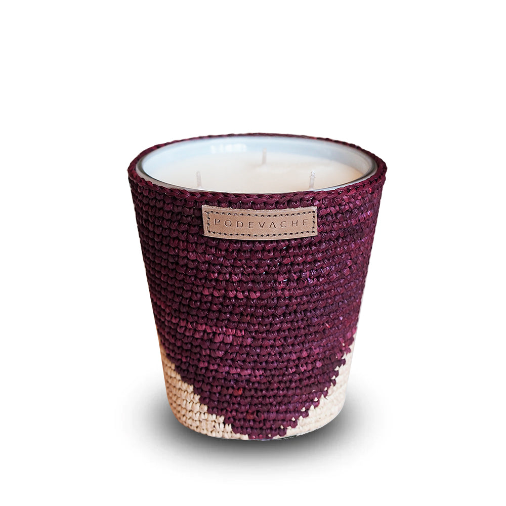 Dodoma braided raffia scented candle - Modern Elixir