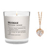 Family Maman jewel candle