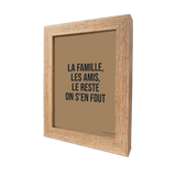 Carte postale message Famille Amis