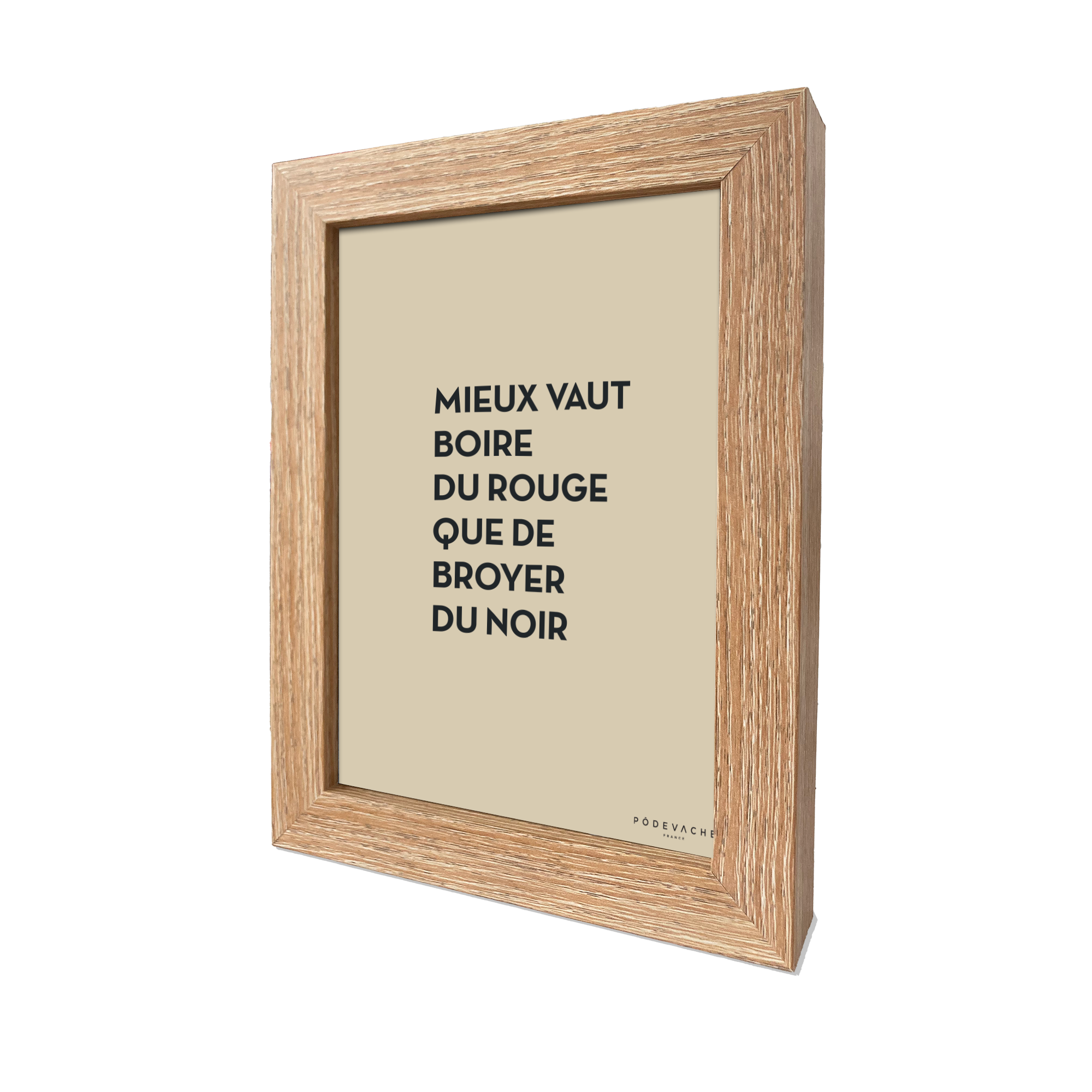 Carte postale message Boire du Rouge