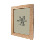 Carte postale message Patience