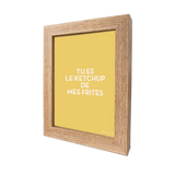 Carte postale message Ketchup
